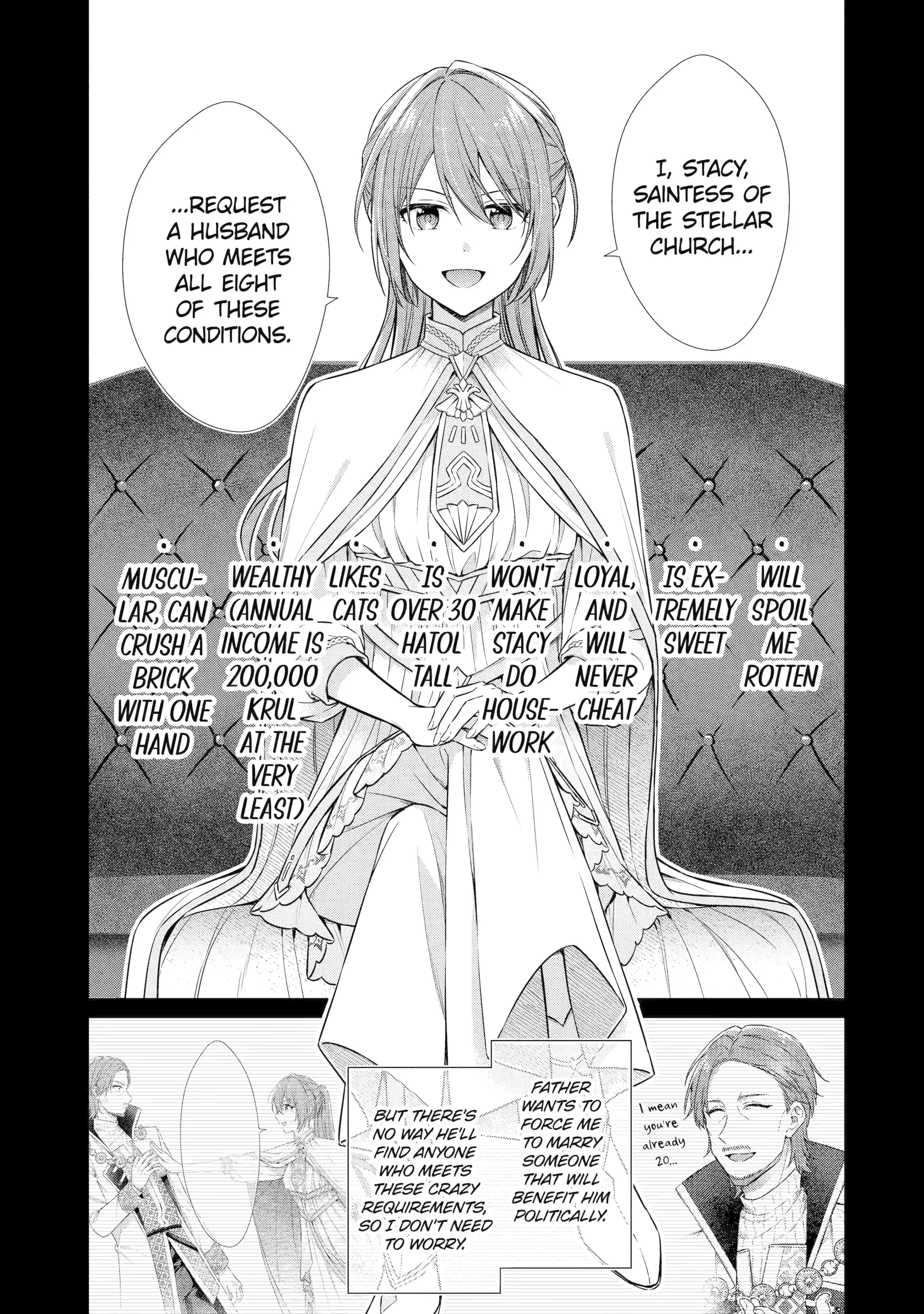 The Saintess Recruited a Doting King Husband [Official] Chapter 2.1 - page 1