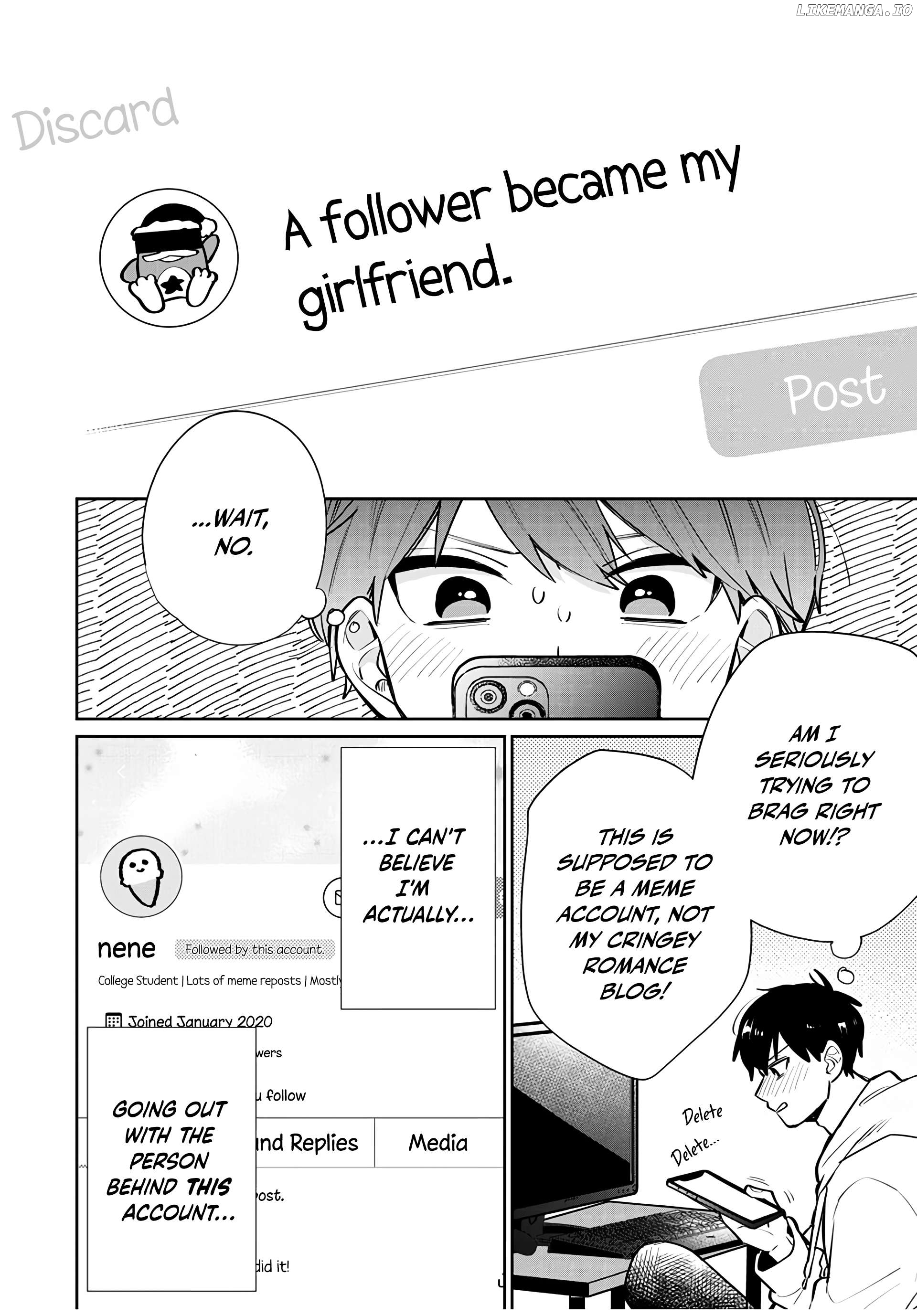 My Follower Became My Girlfriend Chapter 2 - page 3