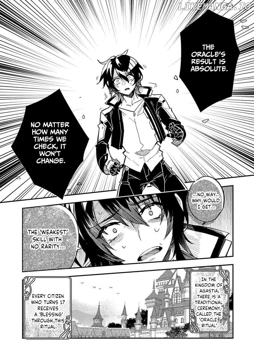 Ouke kara Tsuihou Sareta Ore, Mamono Habikoru Mori de Chousoku Level Up Shimasu: Saijaku Skill to Baka ni Sareta “Kantei” no Shoutai wa, Subete wo Mitousu “Kami no Me” deshita Chapter 1.1 - page 5