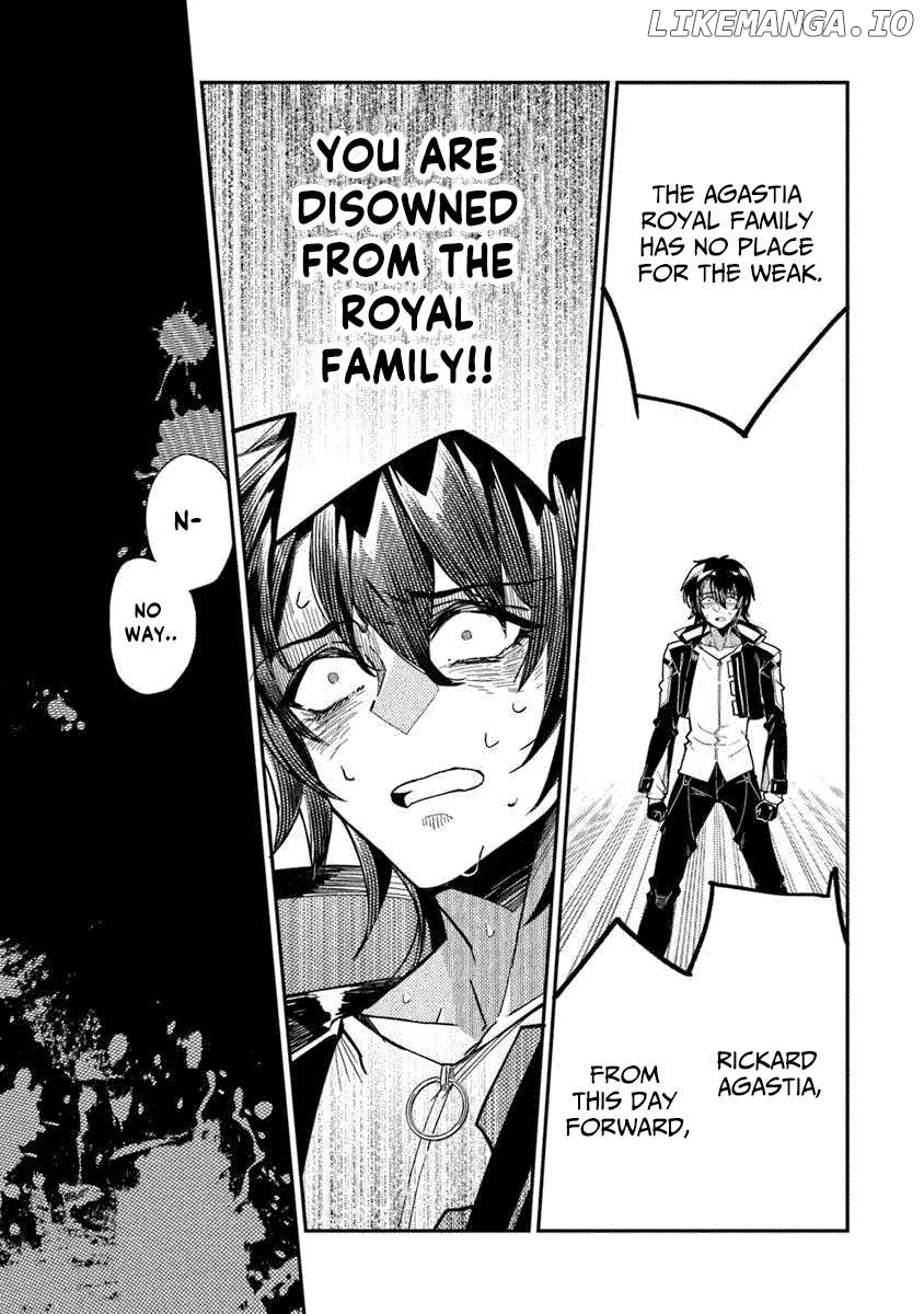 Ouke kara Tsuihou Sareta Ore, Mamono Habikoru Mori de Chousoku Level Up Shimasu: Saijaku Skill to Baka ni Sareta “Kantei” no Shoutai wa, Subete wo Mitousu “Kami no Me” deshita Chapter 1.1 - page 9