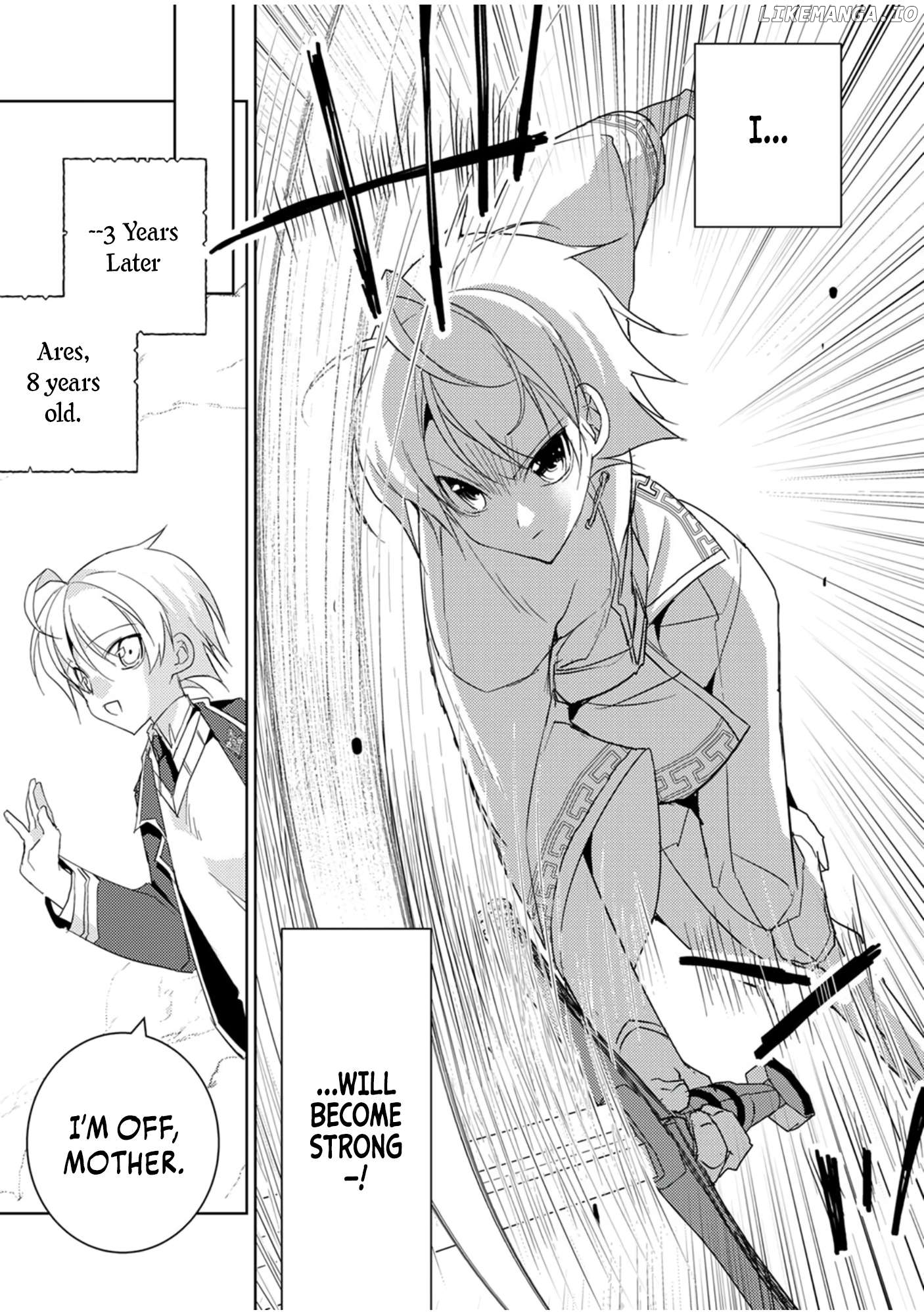 Dekisokonai Ouji no Nariagari ~Seikon Nashi no Dai San Ouji ni Tensei Shitakedo, Kondokoso Kazoku wo Mamoru Tame ni Saikyou wo Mezasu~ Chapter 1 - page 35