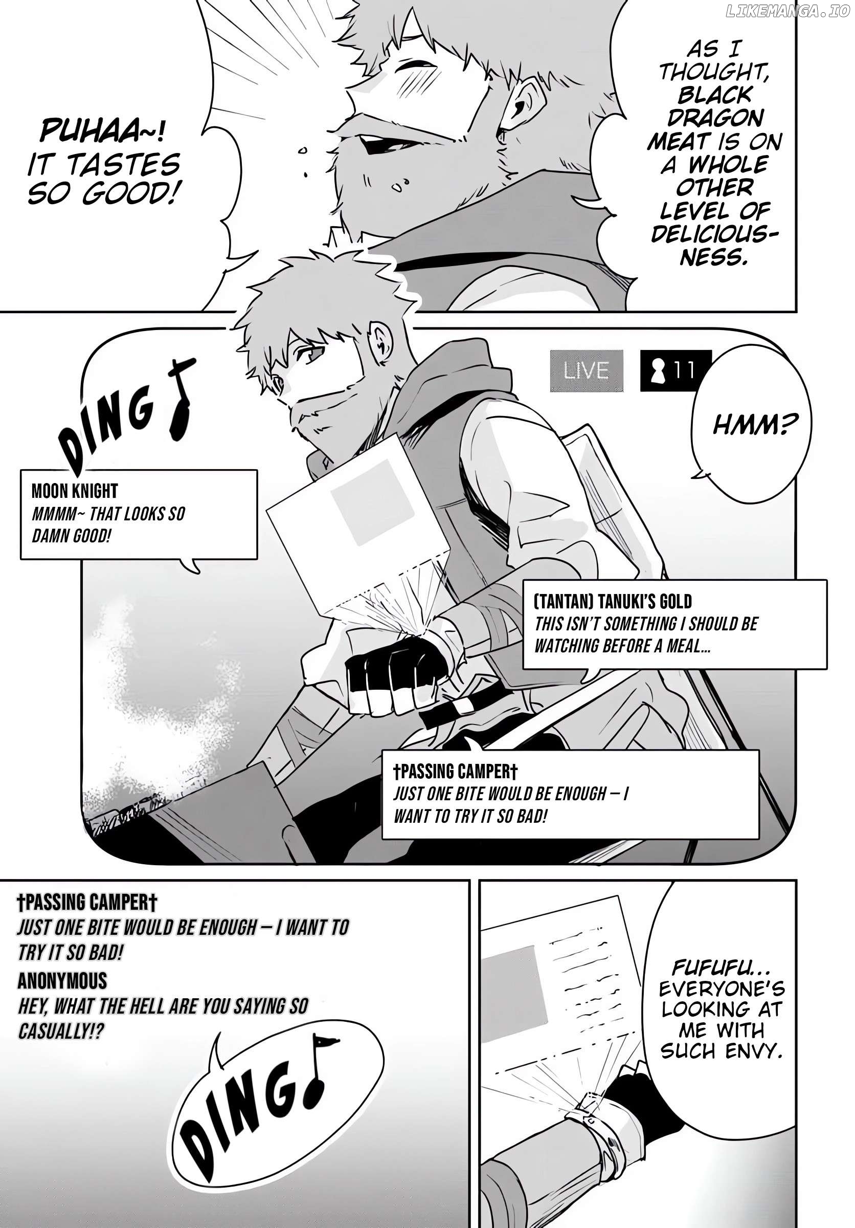 Jūsho futei kyanpā wa danjon de nonbiri to kurashitai ~ Kiken na shinsō monsutā mo ore ni totte wa shokuzai desu ~ Chapter 1 - page 7
