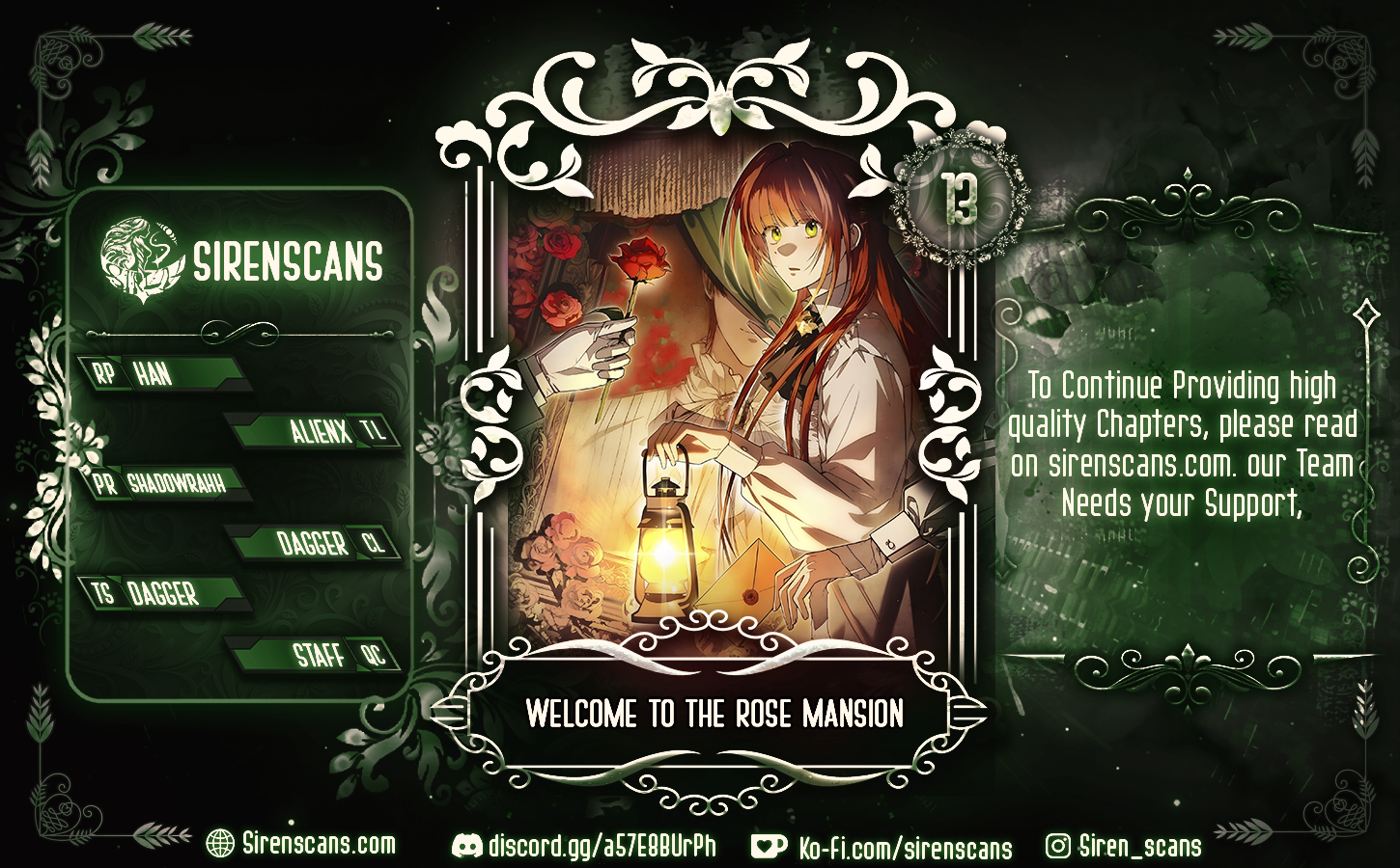 Welcome to the Rose Mansion Chapter 13 - page 1