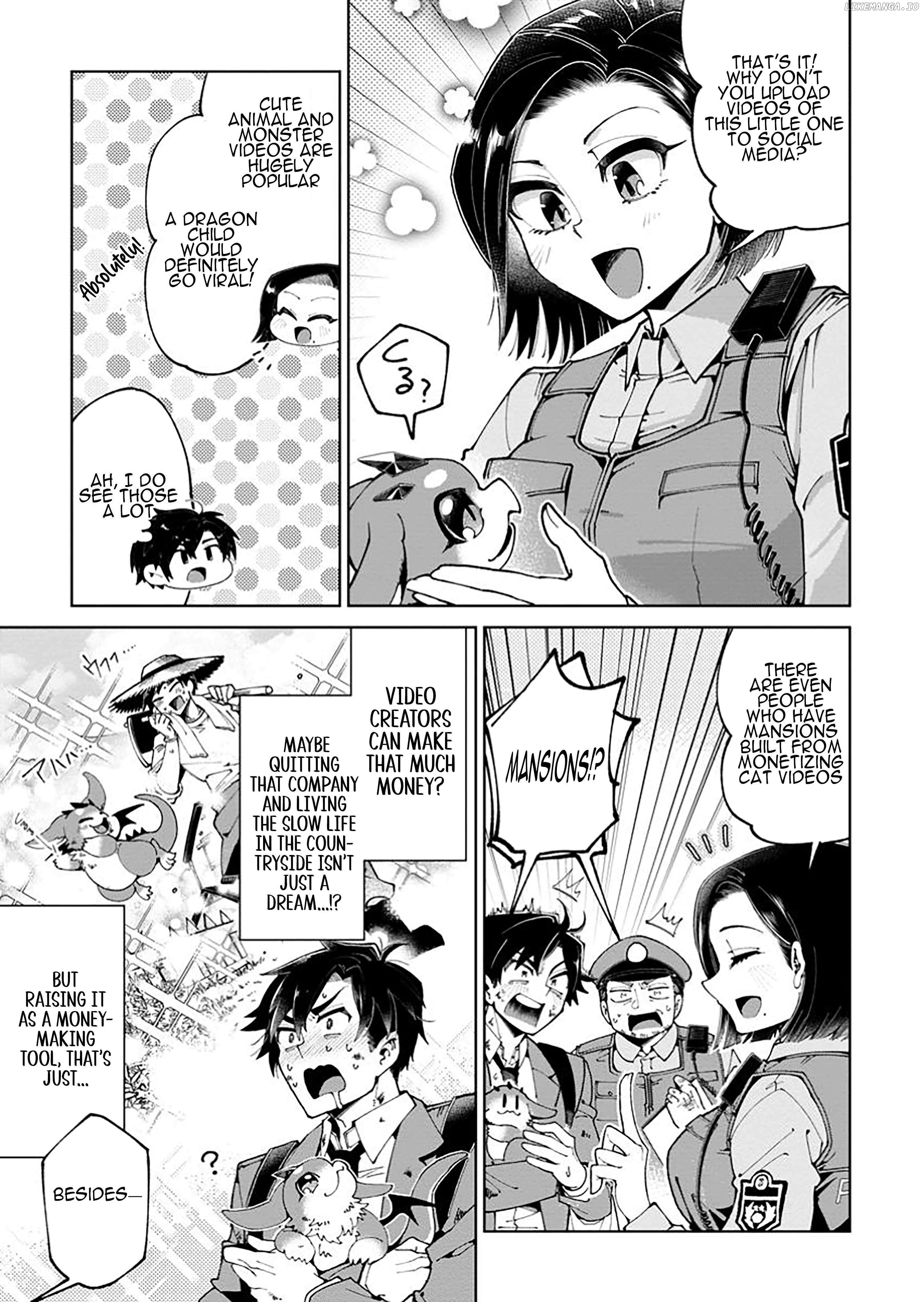 I'm an Overworked Corporate Slave, but After Being Embraced by a Dragon, I Started Streaming My Pet Life With a Tiny Dragon and Monsters on a Farm Chapter 1 - page 16