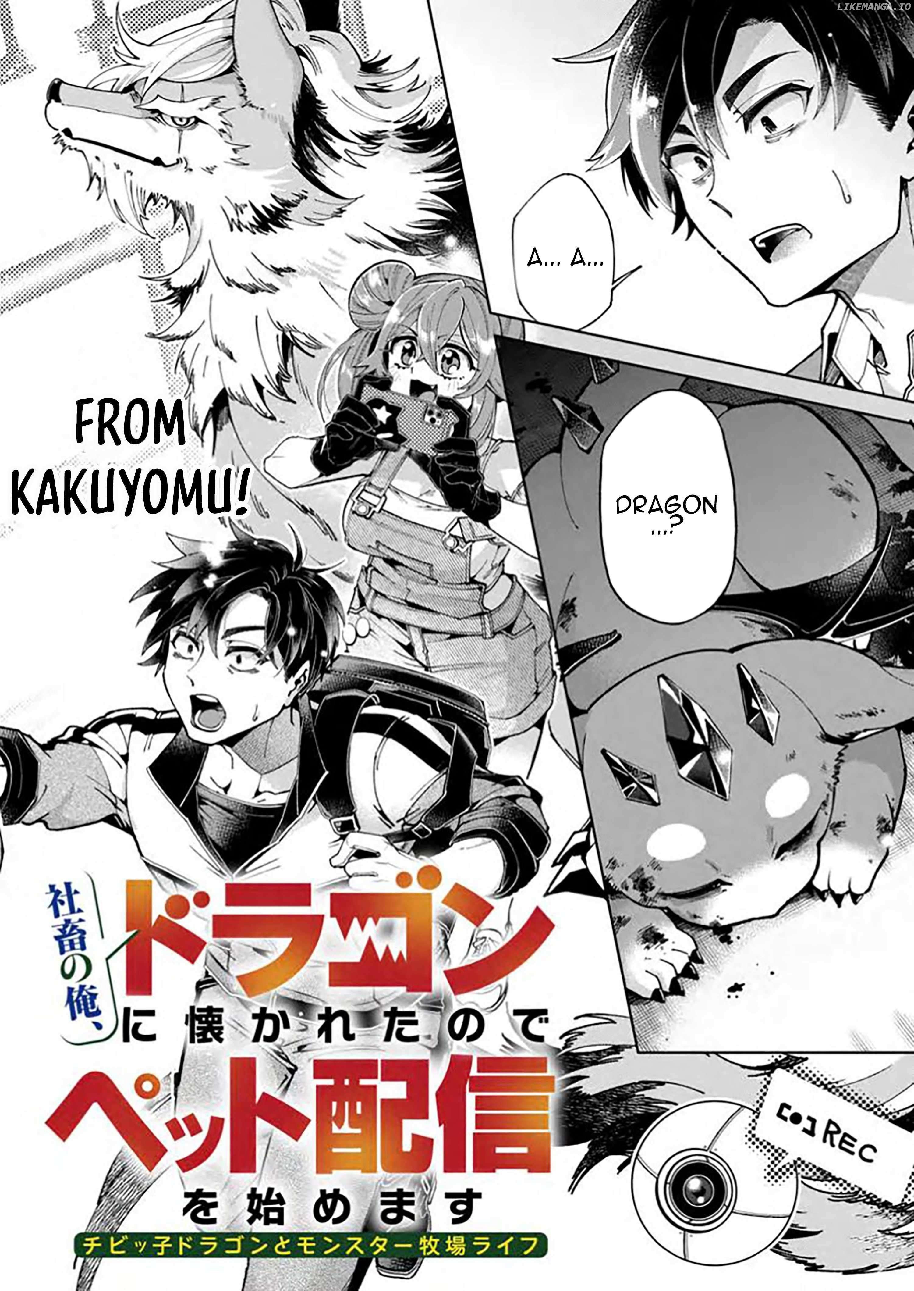 I'm an Overworked Corporate Slave, but After Being Embraced by a Dragon, I Started Streaming My Pet Life With a Tiny Dragon and Monsters on a Farm Chapter 1 - page 3