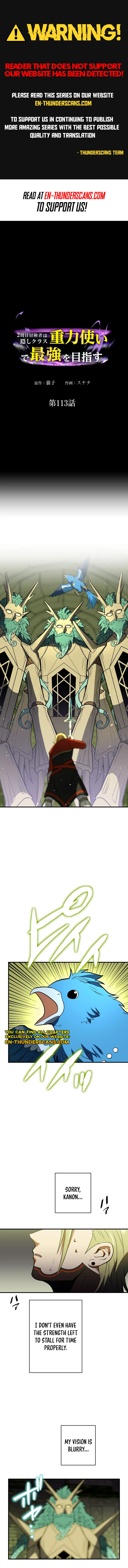 Reborn Ranker – Gravity User (Manga) Chapter 113 - page 1