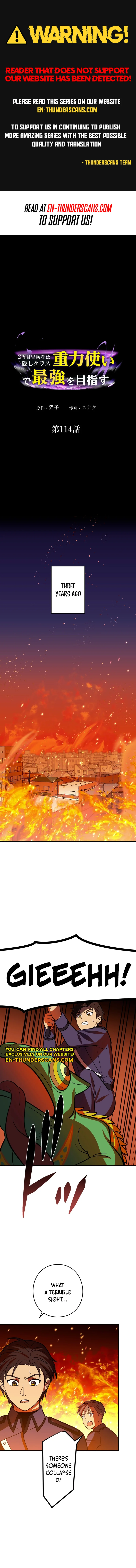 Reborn Ranker – Gravity User (Manga) Chapter 114 - page 1