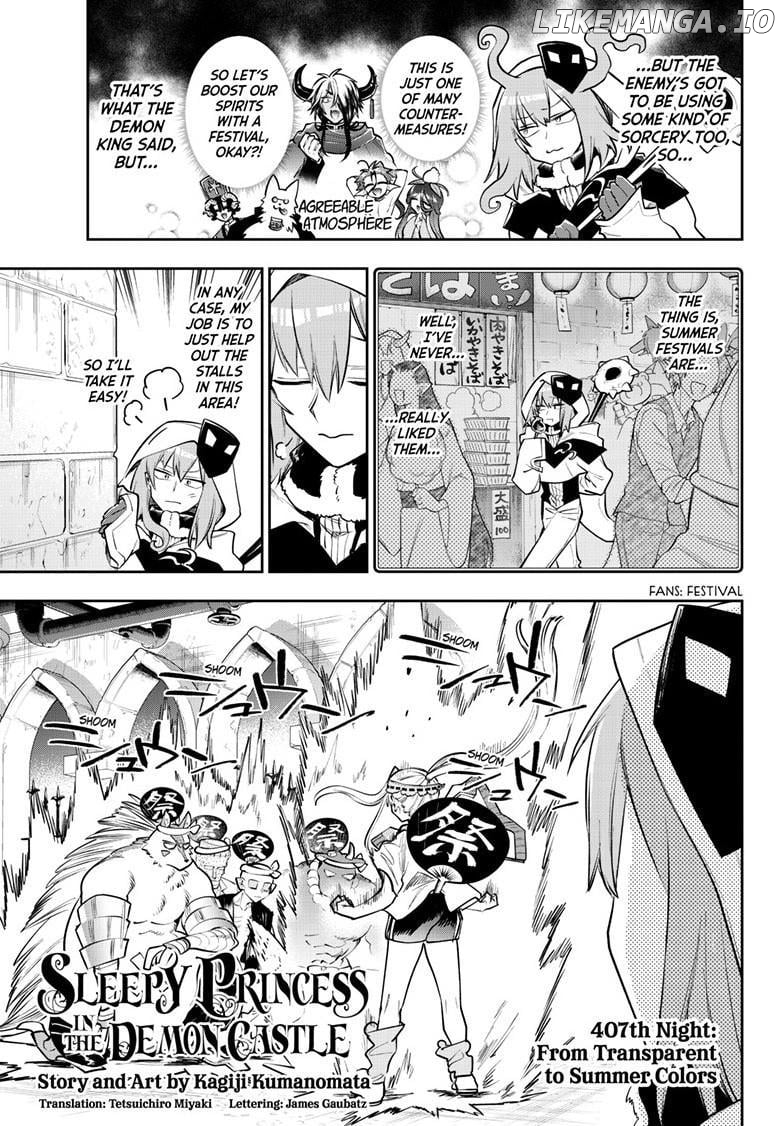Maou-jou de Oyasumi Chapter 407 - page 3
