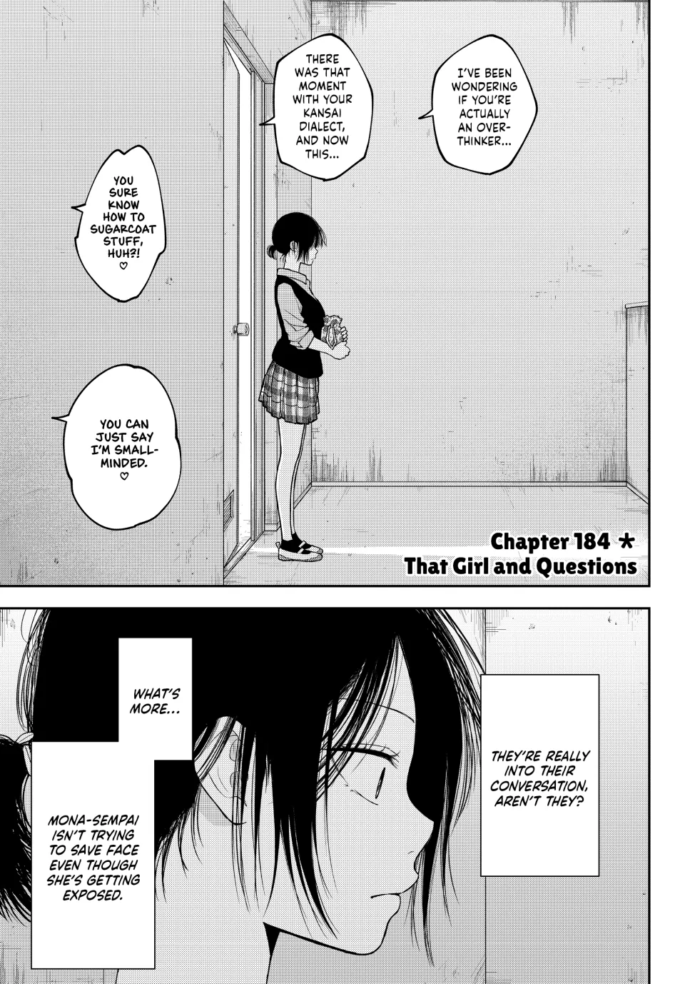 My Charms Are Wasted On Kuroiwa Medaka Chapter 184 - page 1