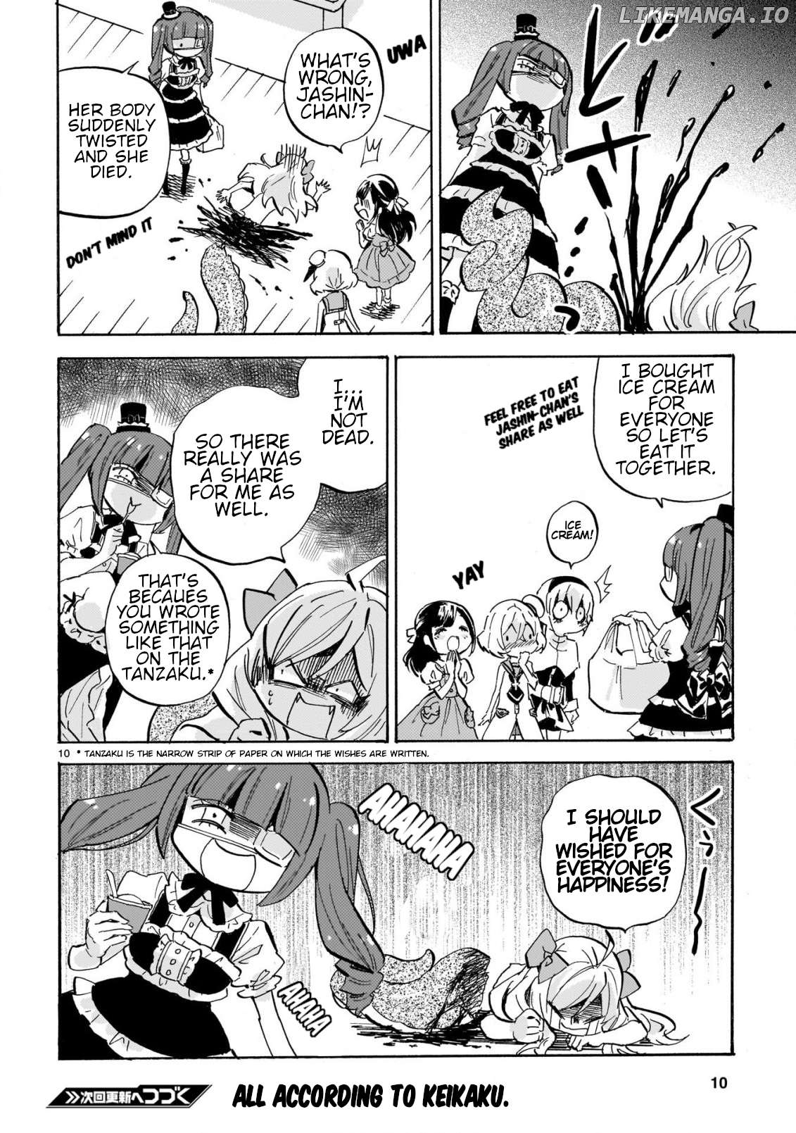 Jashin-chan Dropkick Chapter 282 - page 10