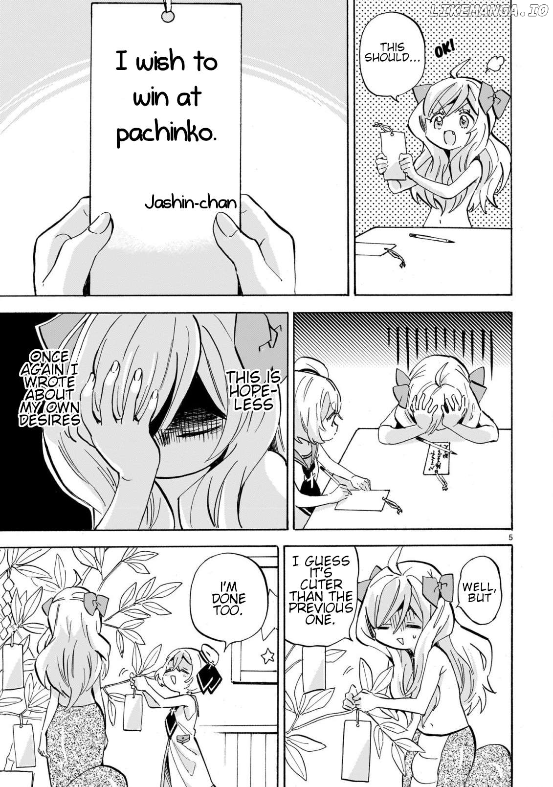 Jashin-chan Dropkick Chapter 282 - page 5