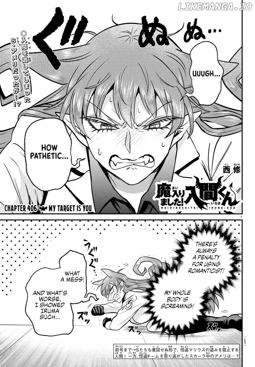 Mairimashita! Iruma-kun Chapter 406 - page 1