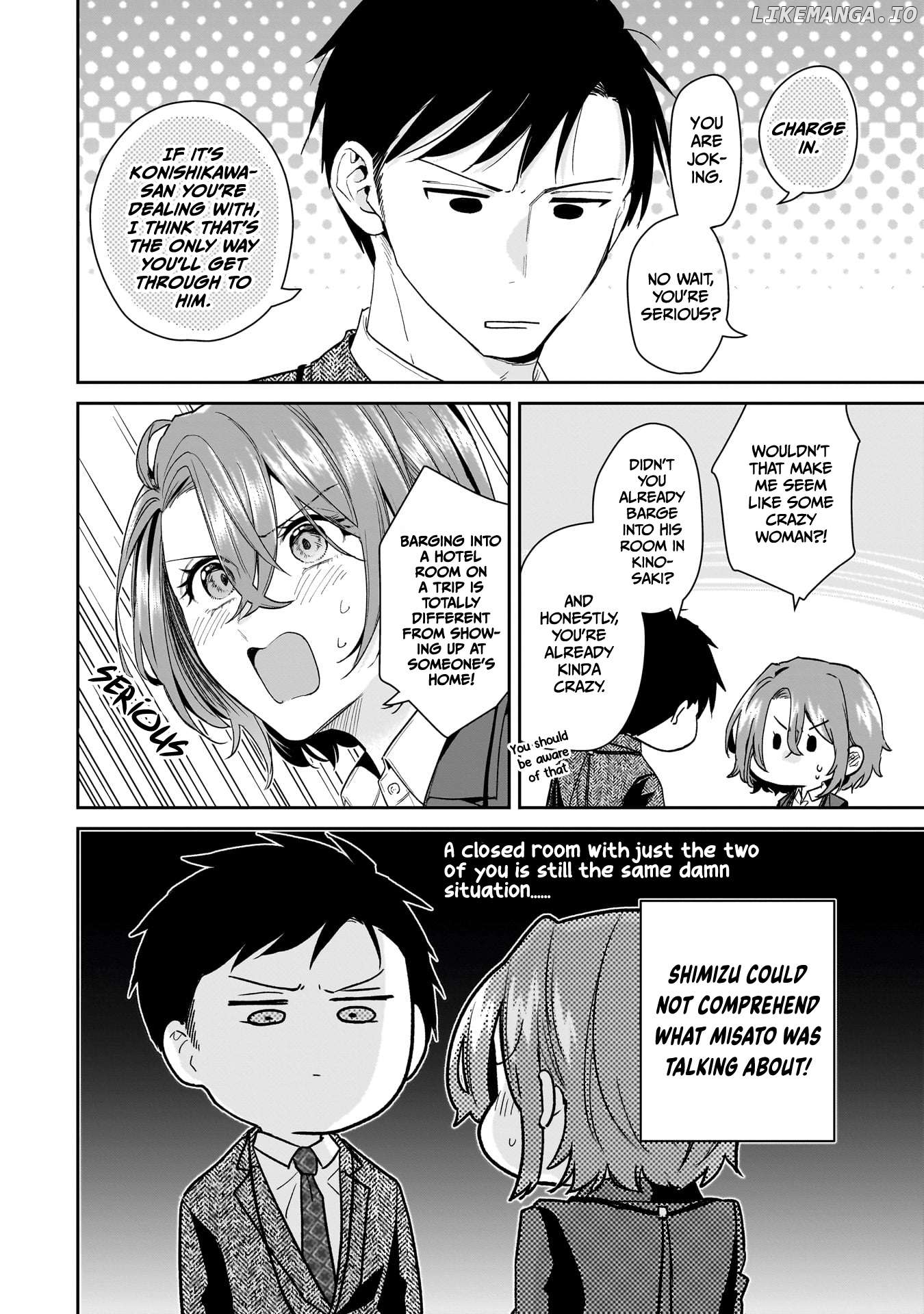 Misato-San Is A Bit Cold Towards Her Boss Who Pampers Chapter 31 - page 12