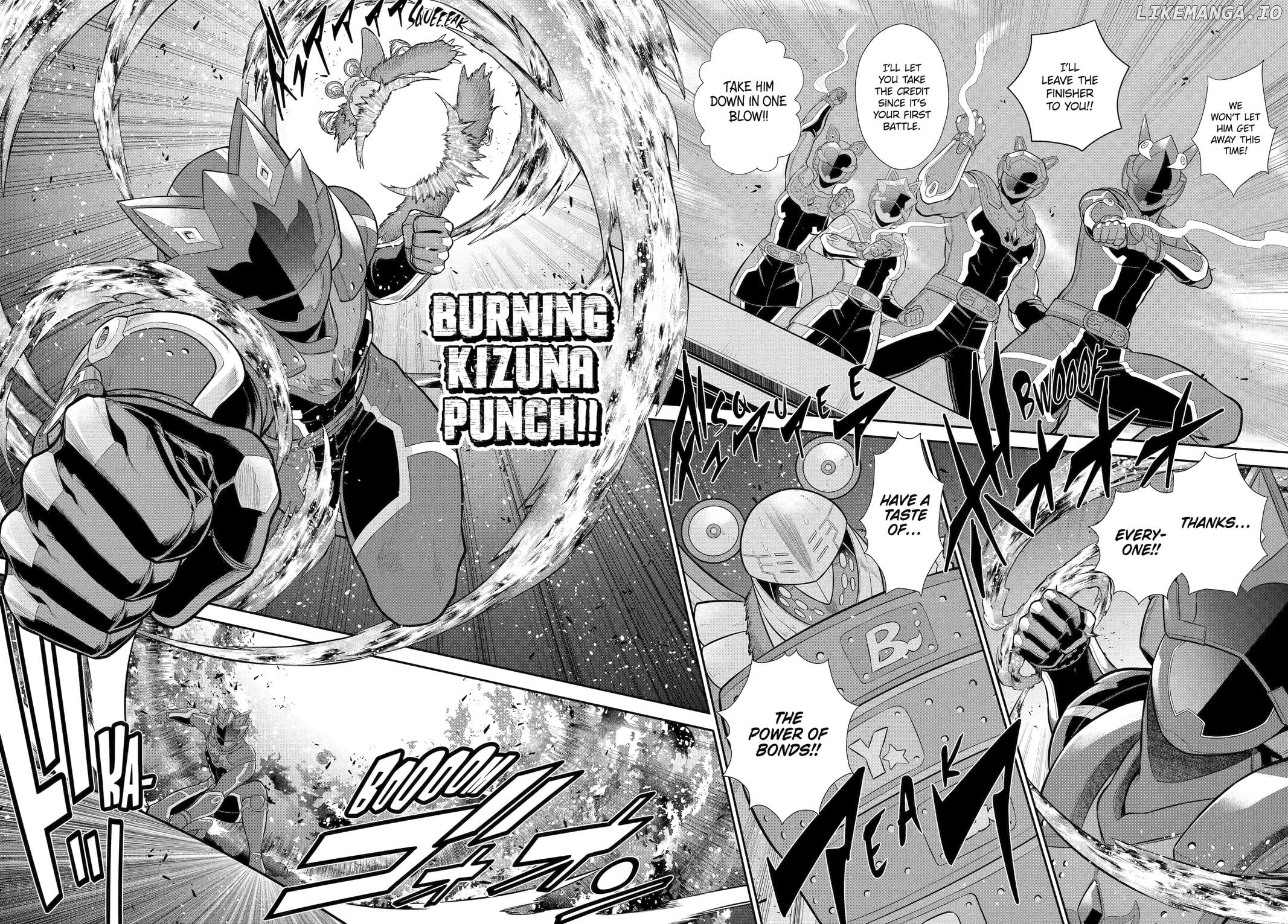 The Red Ranger Becomes an Adventurer in Another World Chapter 42.5 - page 36