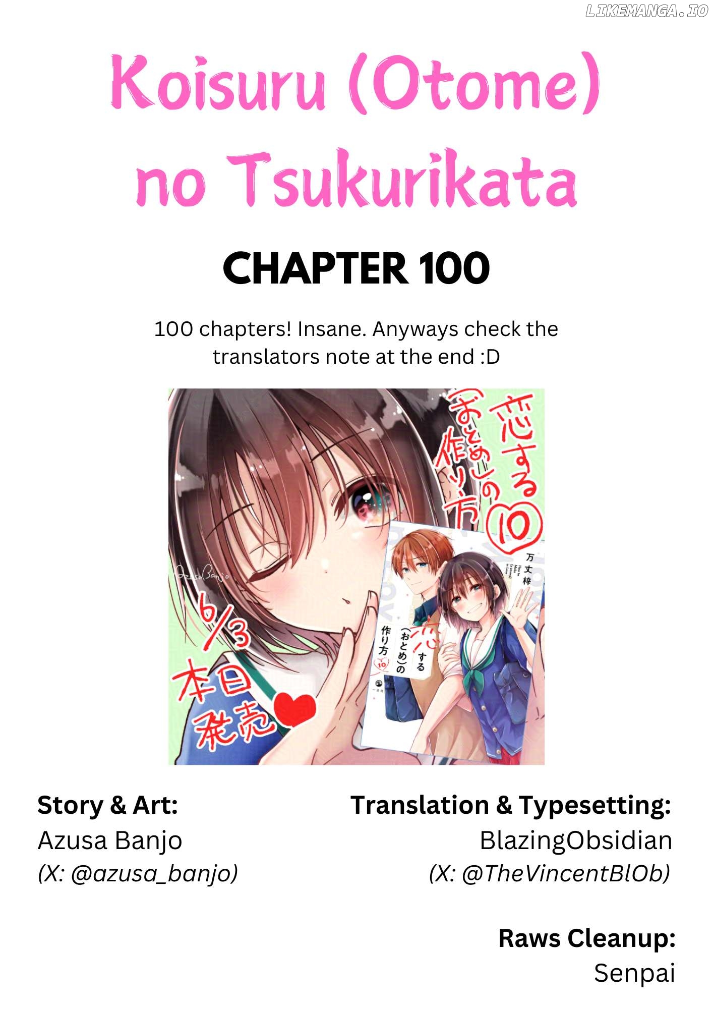 I Turned My Childhood Friend (♂) Into A Girl Chapter 100 - page 1