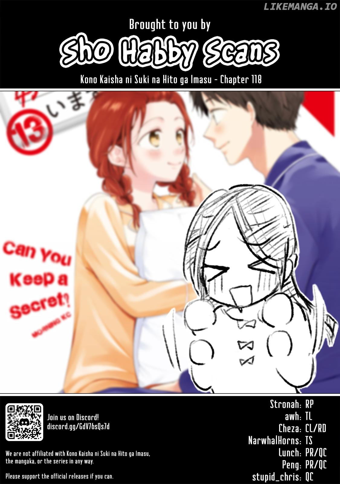 Kono Kaisha Ni Suki Na Hito Ga Imasu Chapter 118 - page 20