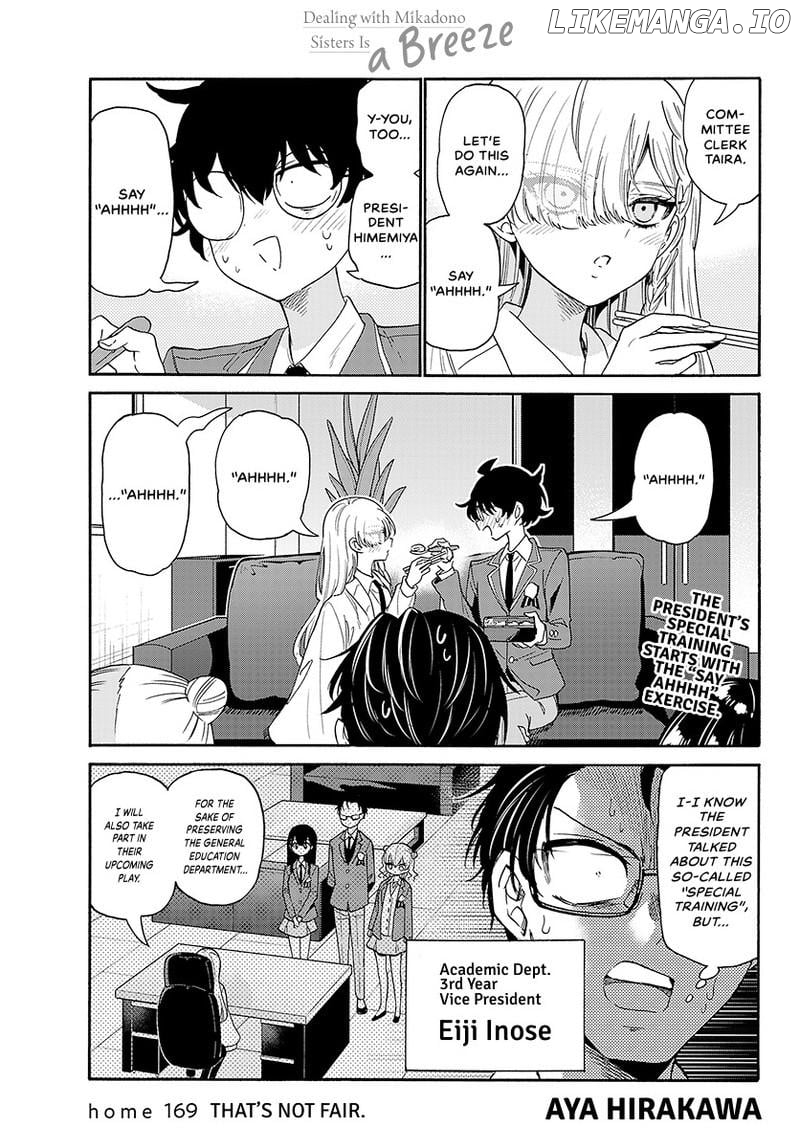 Mikadono Sanshimai Wa Angai, Choroi Chapter 169 - page 2
