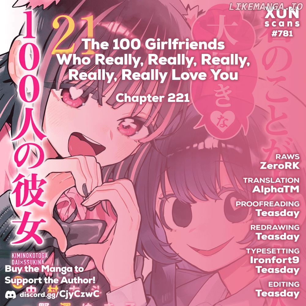 The 100 Girlfriends Who Really, Really, Really, Really, Really Love You Chapter 221 - page 1