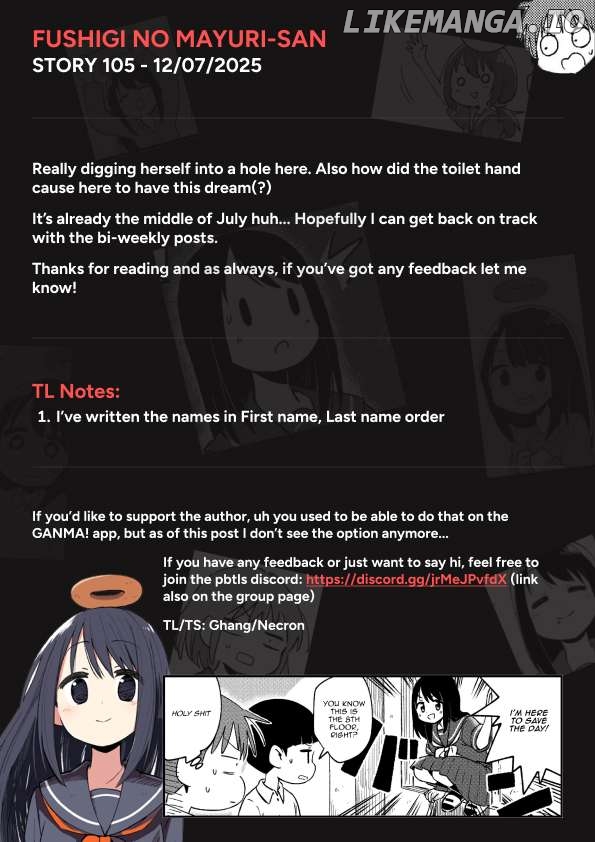 Fushigi no Mayuri-san Chapter 105 - page 5