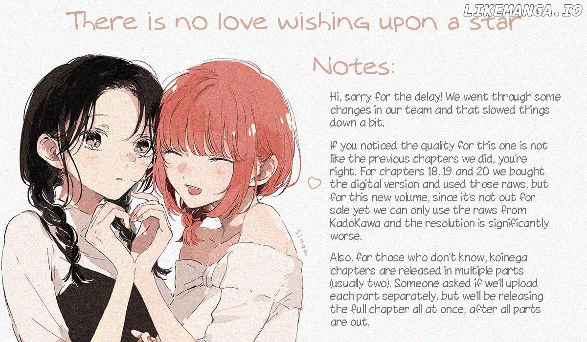 Kono Koi Wa Hoshi Ni Wa Negawanai Chapter 21 - page 51
