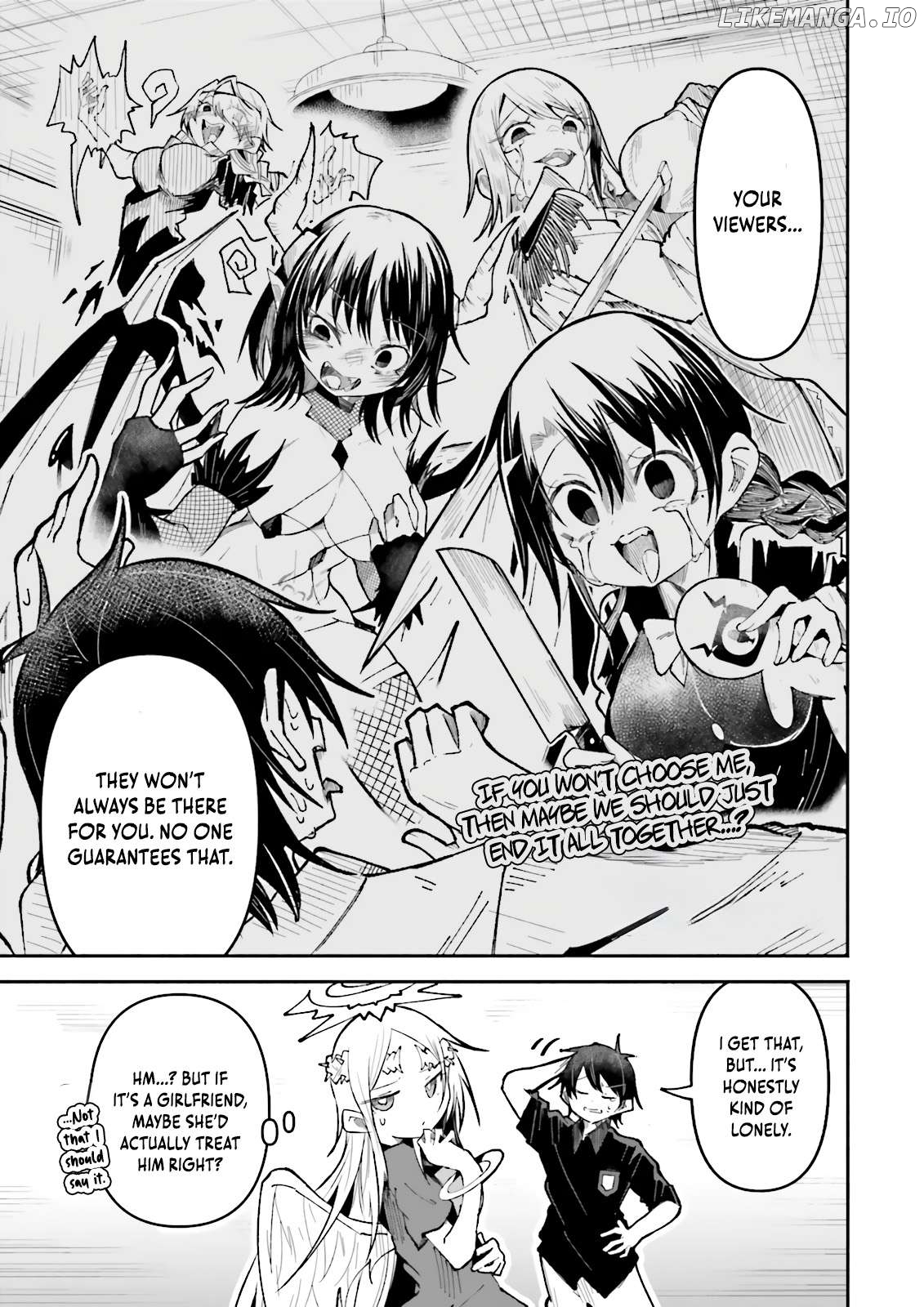 Isekai De Haishin Katsudou Wo Shitara Tairyou No Yandere Shinja Wo Umidashite Shimatta Ken Chapter 53.2 - page 3