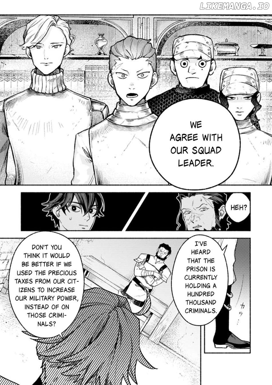 Sono Monban, Saikyou Nitsuki Tsuihou Sareta Bougyo Ryoku 9999 No Senshi, Outo No Monban Toshite Musou Suru Chapter 38 - page 8