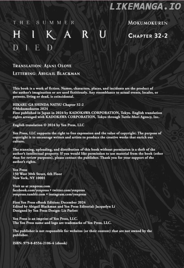 The Summer Hikaru Died Chapter 32.2 - page 13