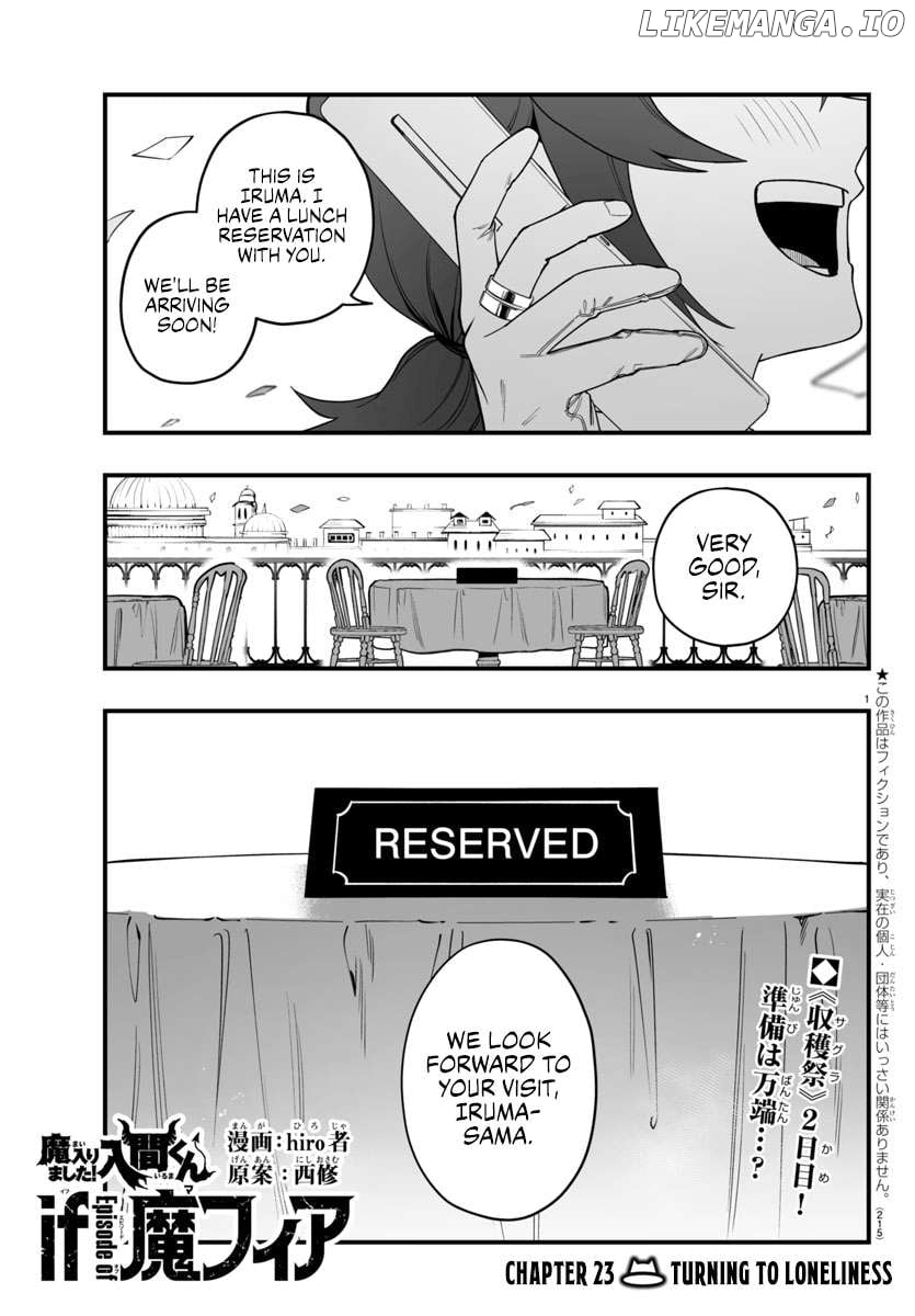 Welcome to Demon School! Iruma-kun: If Episode of Mafia Chapter 23 - page 1