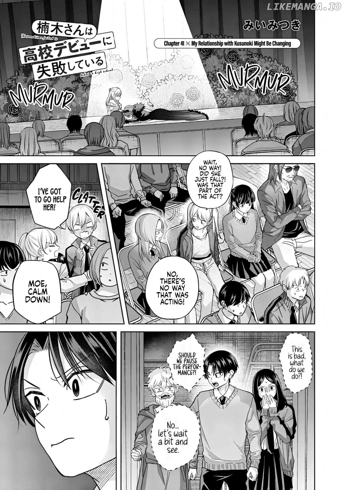 Kusunoki-San Failed To Debut In High School Chapter 41.1 - page 1