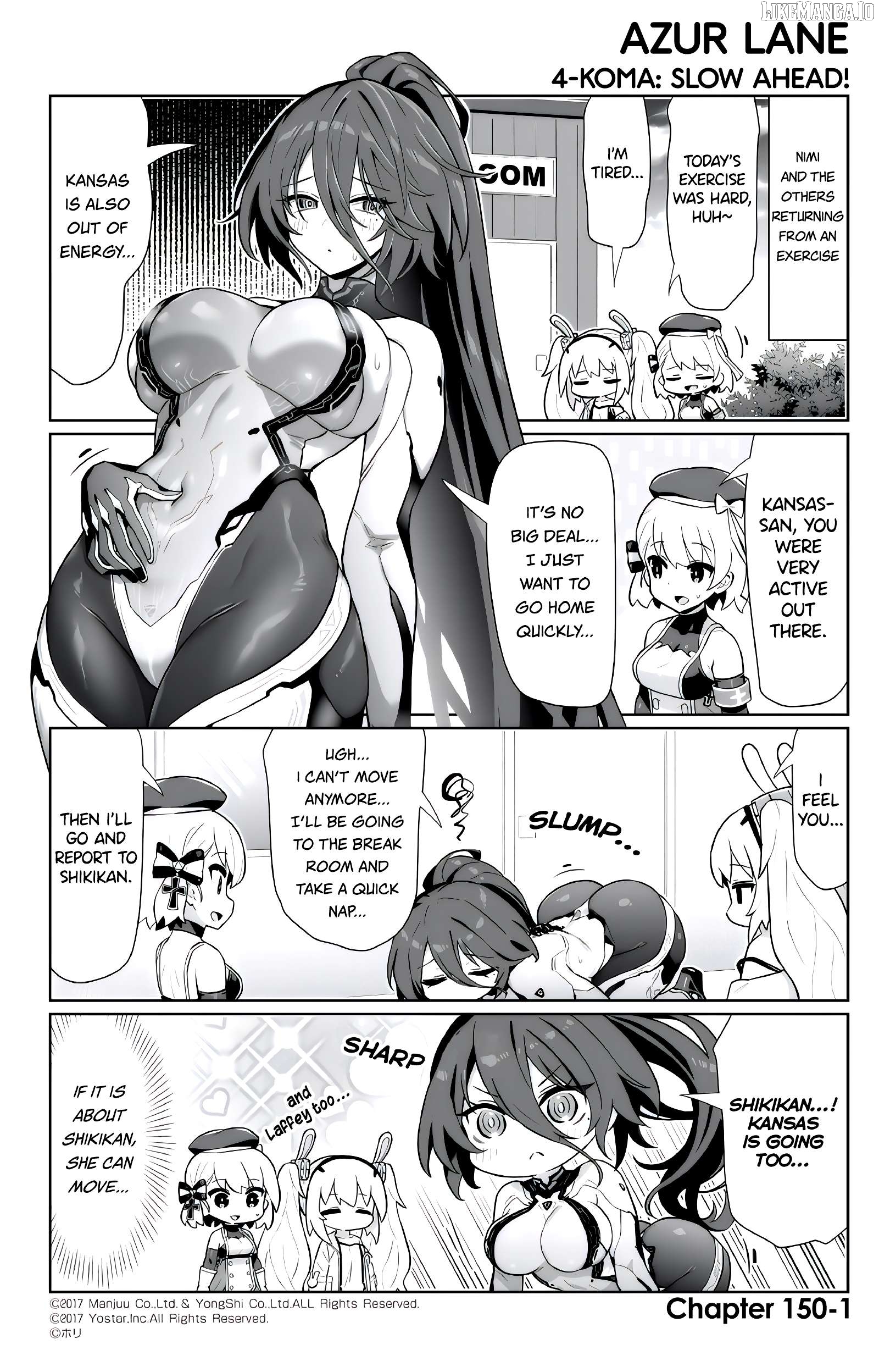 Azur Lane 4-Koma: Slow Ahead Chapter 150 - page 1