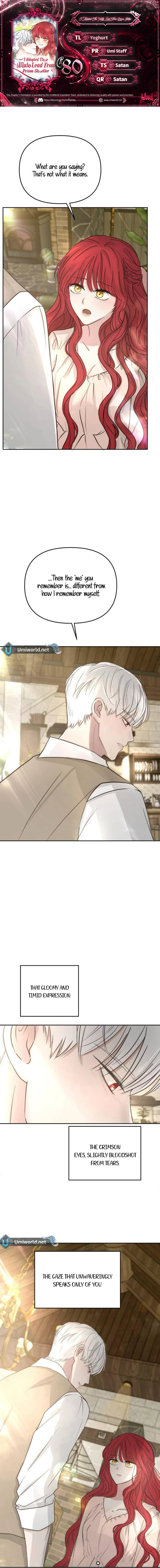 I Adopted a Male Lead From a Prison Shelter Chapter 80 - page 1