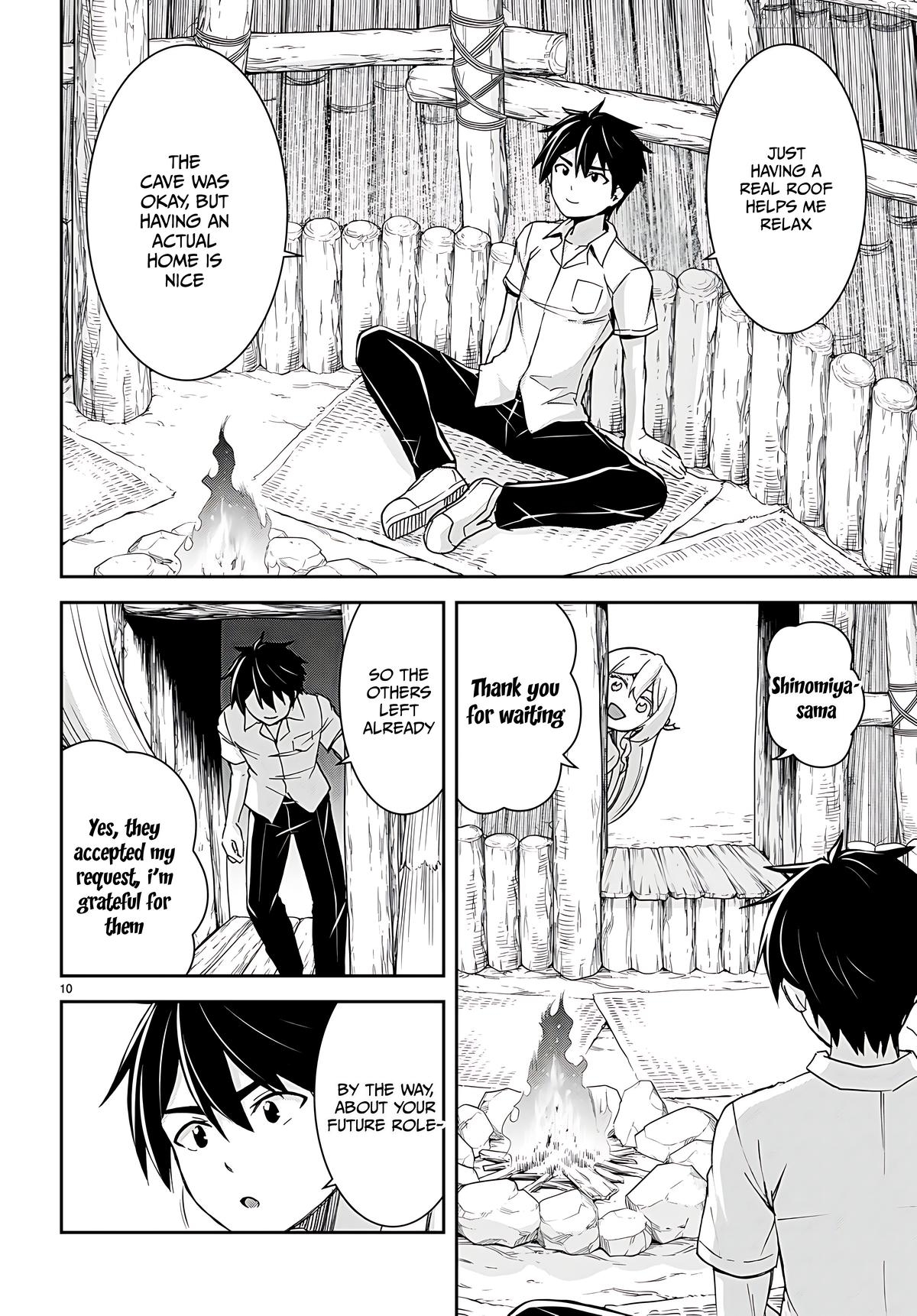 Isekai Yurutto Survival Seikatsu: Gakkou no Minna to Isekai no Mujintou ni Tenishitakedo Ore Dake Rakushou desu Chapter 33 - page 11