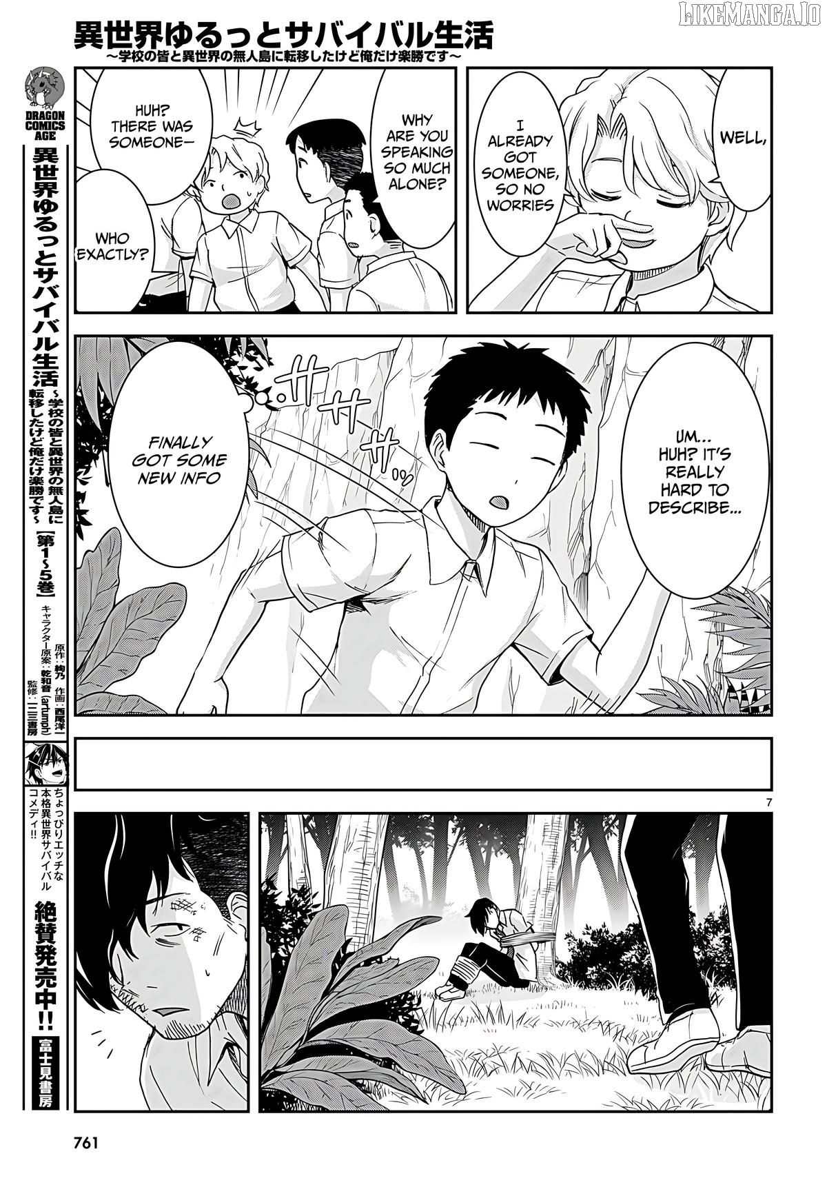Isekai Yurutto Survival Seikatsu: Gakkou no Minna to Isekai no Mujintou ni Tenishitakedo Ore Dake Rakushou desu Chapter 33 - page 8