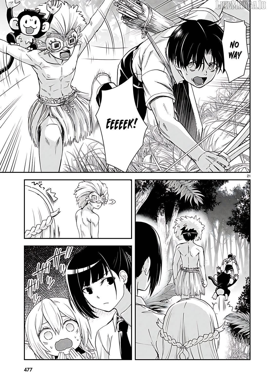 Isekai Yurutto Survival Seikatsu: Gakkou no Minna to Isekai no Mujintou ni Tenishitakedo Ore Dake Rakushou desu Chapter 34 - page 21