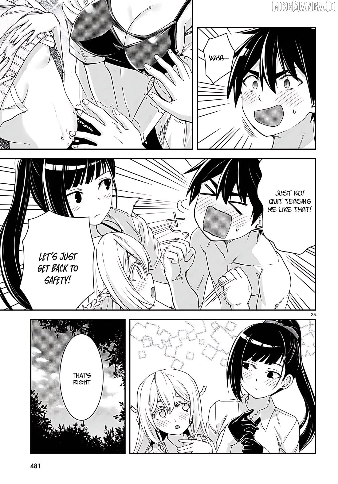 Isekai Yurutto Survival Seikatsu: Gakkou no Minna to Isekai no Mujintou ni Tenishitakedo Ore Dake Rakushou desu Chapter 34 - page 25