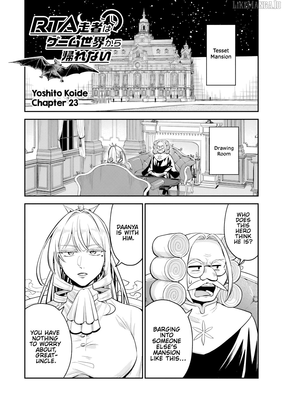 Rta Sousha Wa Game Sekai Kara Kaerenai Chapter 23 - page 1