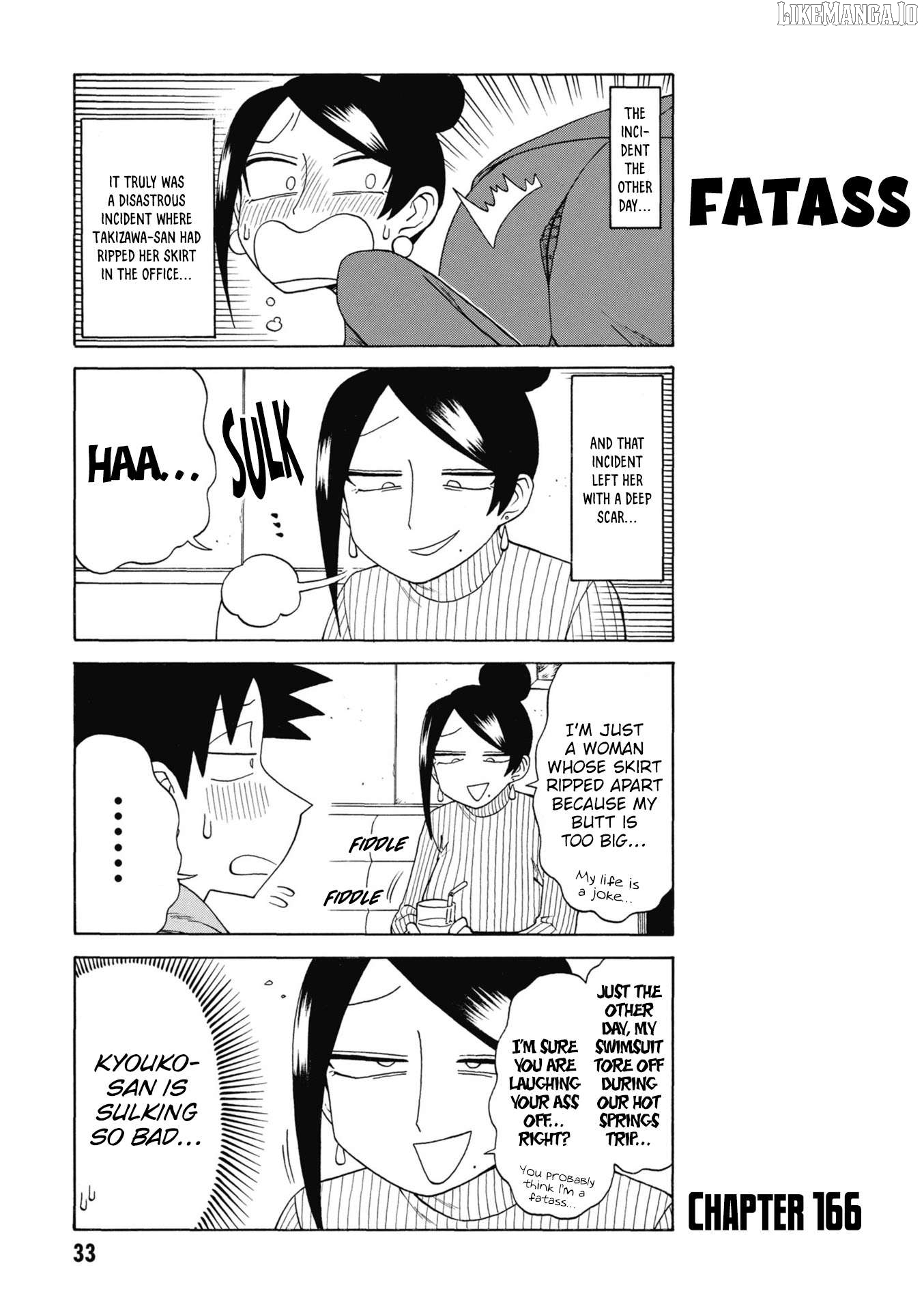 Bijin Onna Joushi Takizawa-san Chapter 166 - page 1