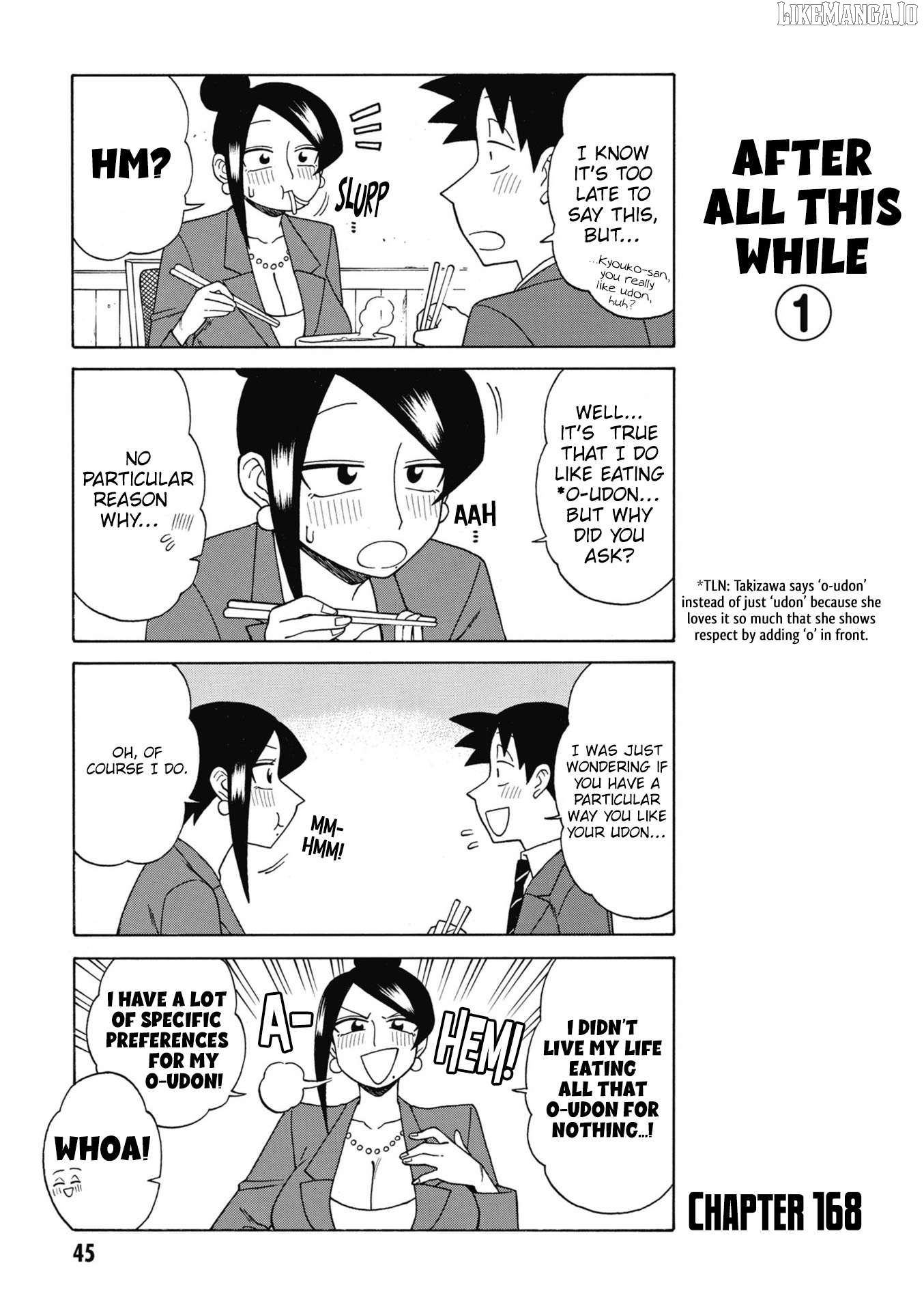 Bijin Onna Joushi Takizawa-san Chapter 168 - page 1