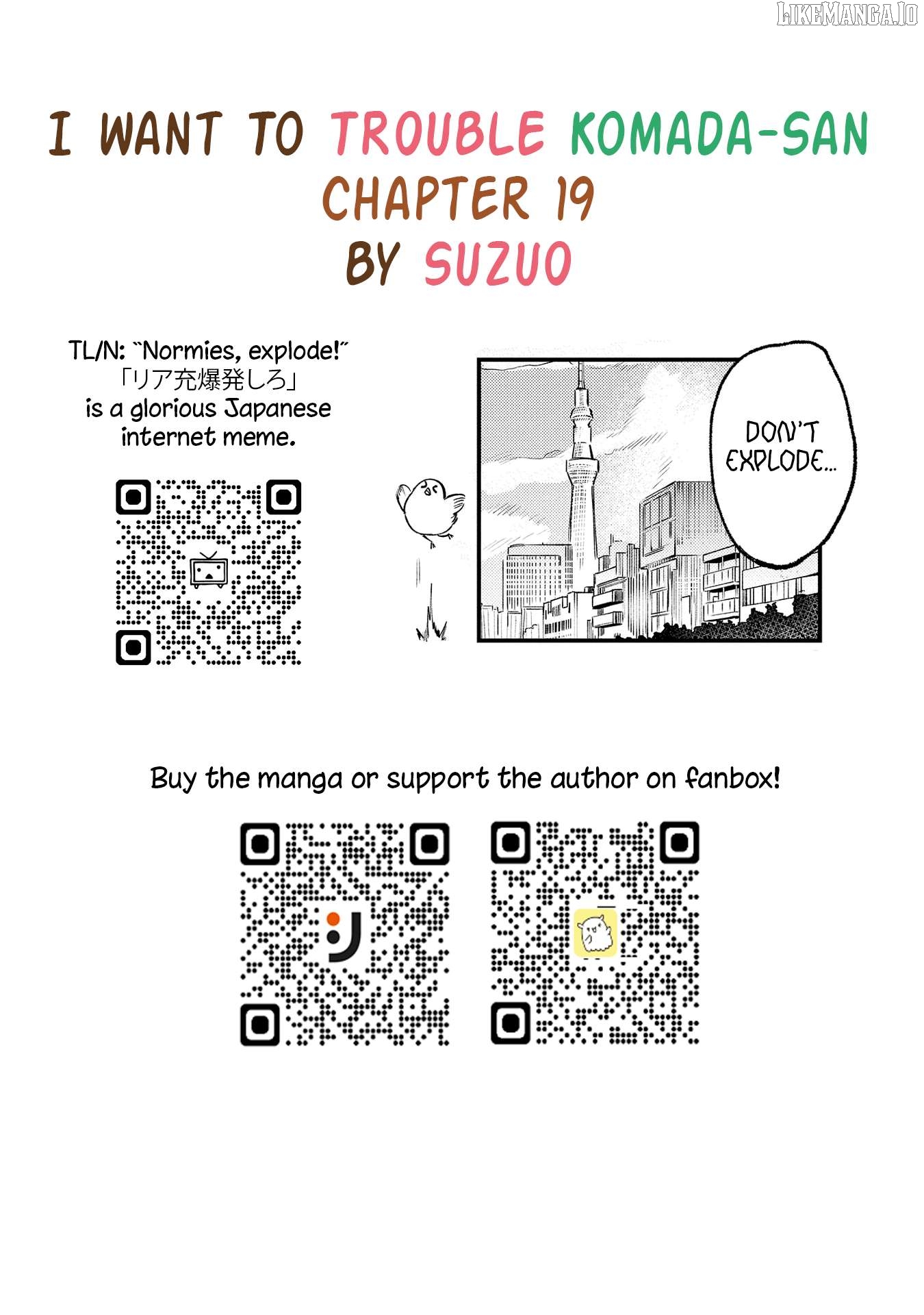I Want To Trouble Komada-San Chapter 19 - page 15