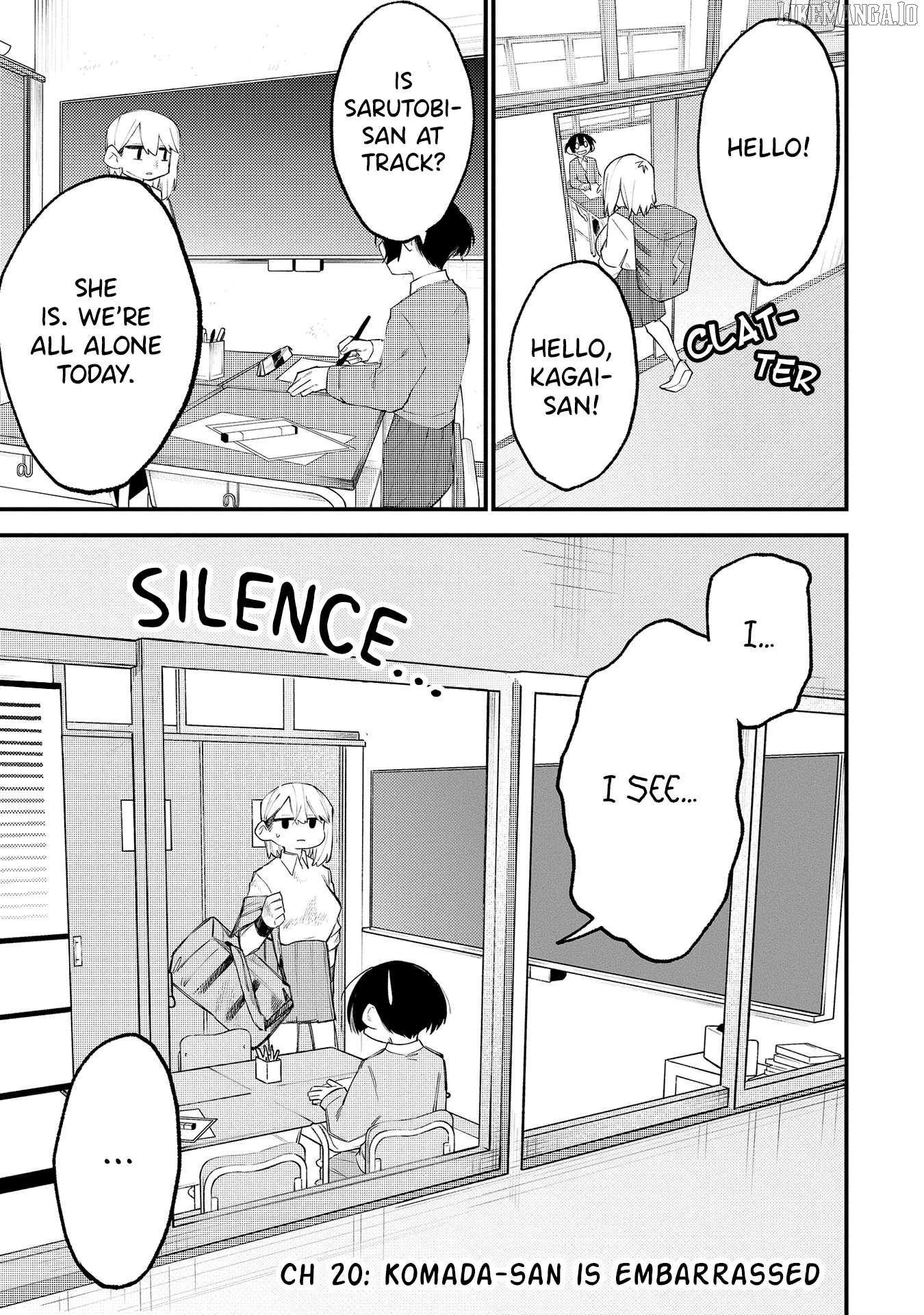 I Want To Trouble Komada-San Chapter 20 - page 1