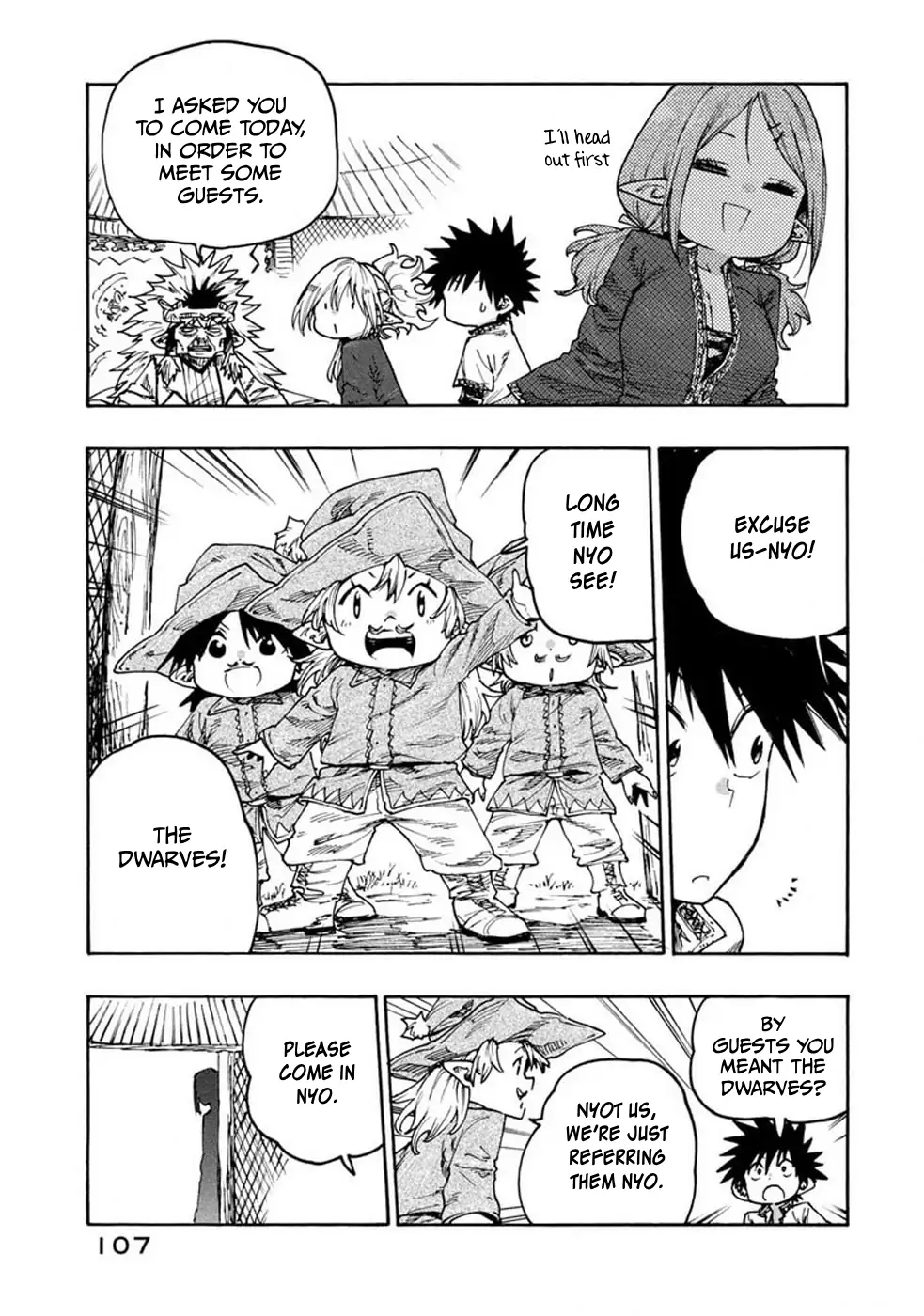 Mazumeshi Elf to Youbokugurashi Chapter 73 - page 10