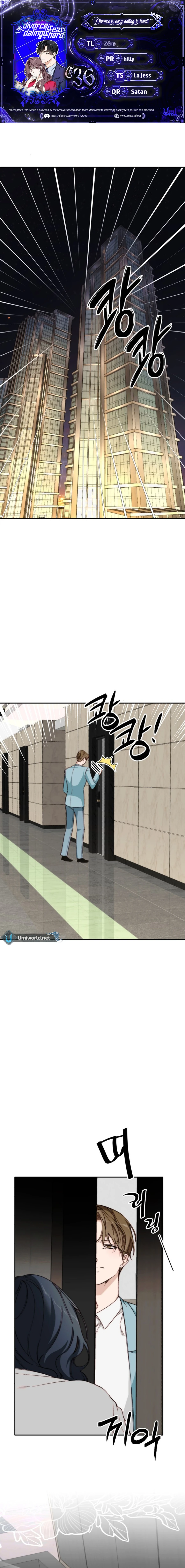 Divorce Is Easy, But Love Is Hard Chapter 36 - page 1