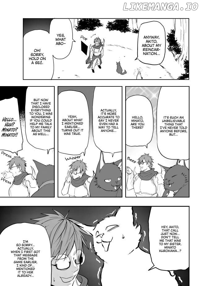 Neko Ni Tenseishita Kedo Hima Nano De Gamer Joshi To Issho Ni Vrmmo Wo Suru Chapter 13 - page 10
