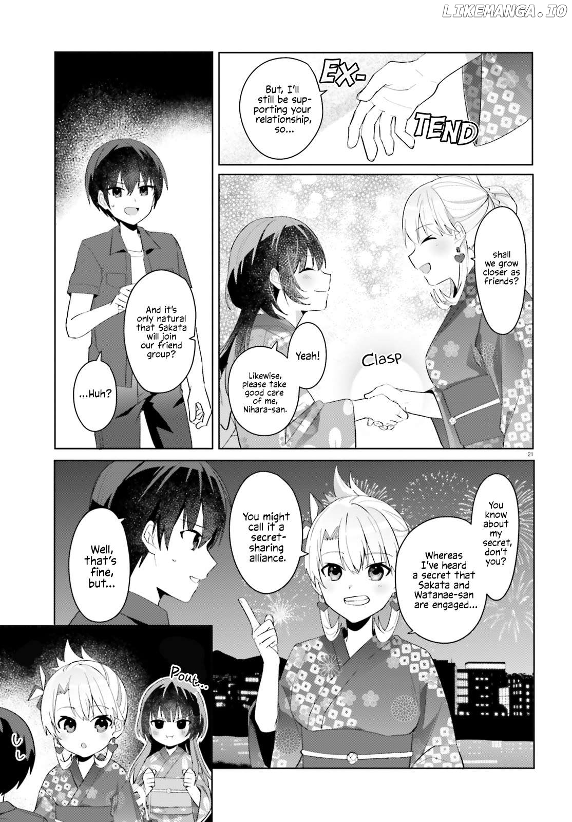 The Plain-Looking Girl, Who Became My Fiancée, Is Only Cute At Home Chapter 20 - page 21