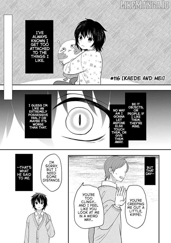 Josou Shite Mendoukusai Koto ni Natteru Nekura to Yankee no Ryou Kataomoi Chapter 116 - page 1