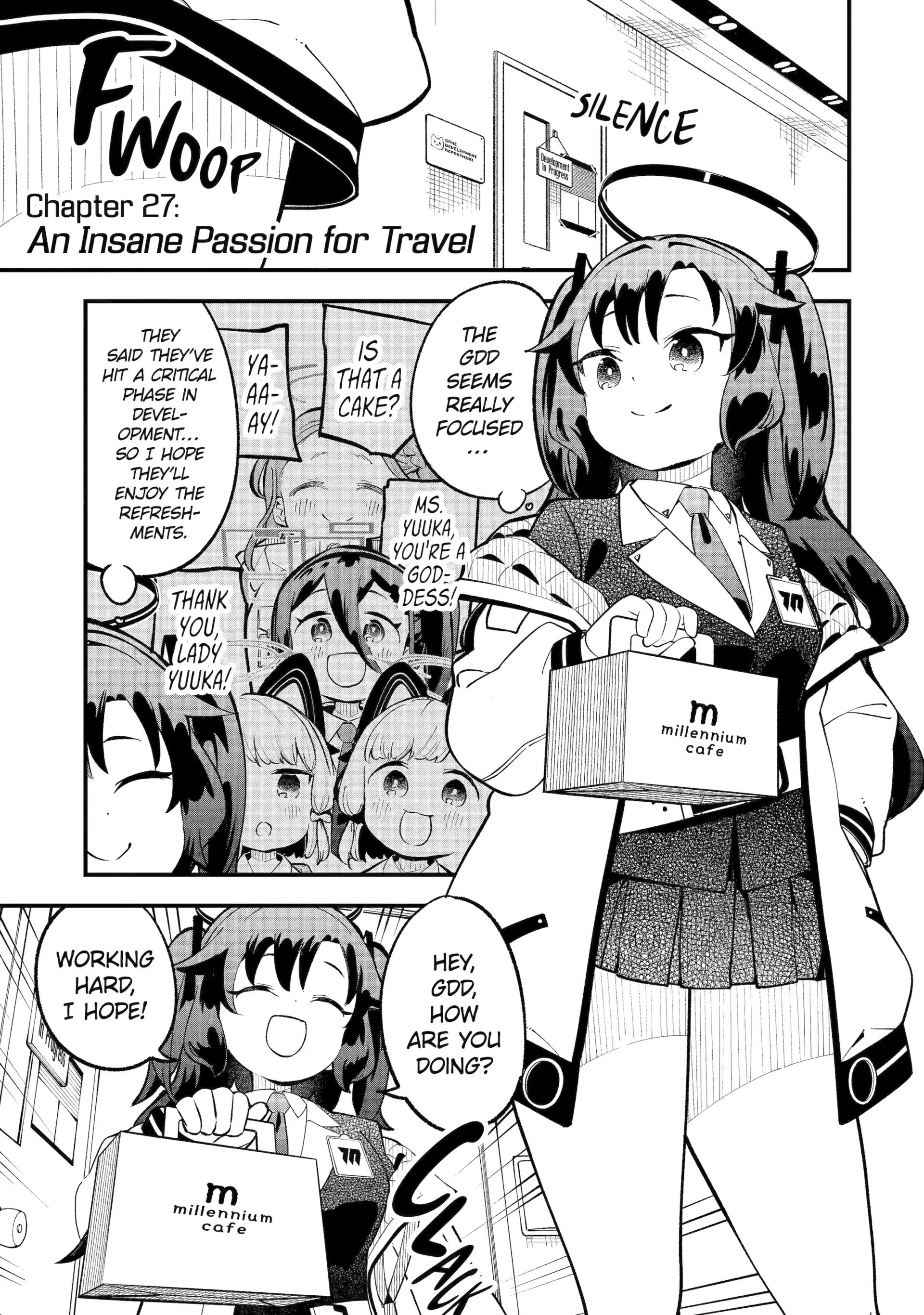 Blue Archive: The Adventure Of Game Development Department Chapter 27 - page 1