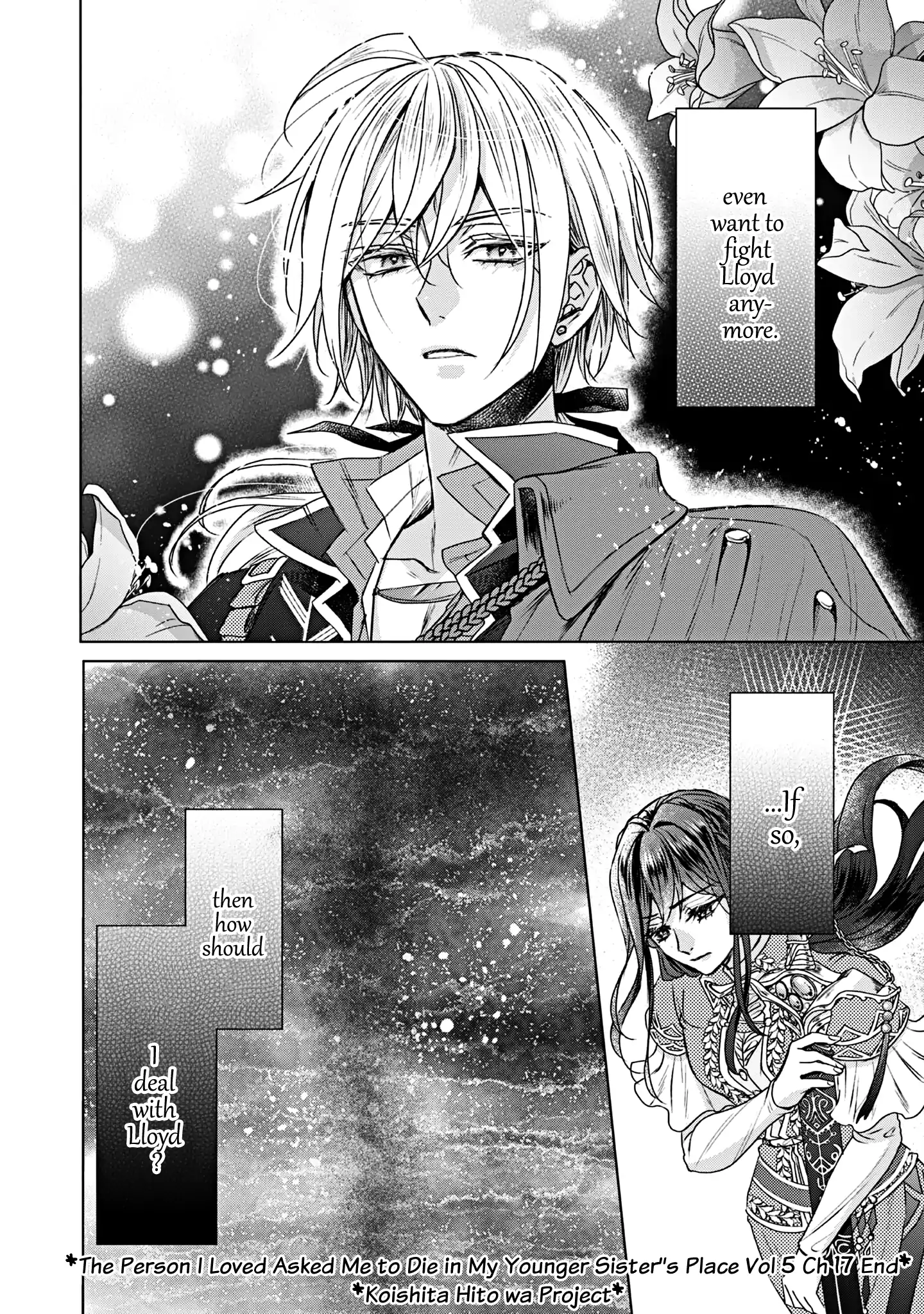 The Person I Loved Asked Me to Die in My Younger Sister's Place Chapter 17 - page 41