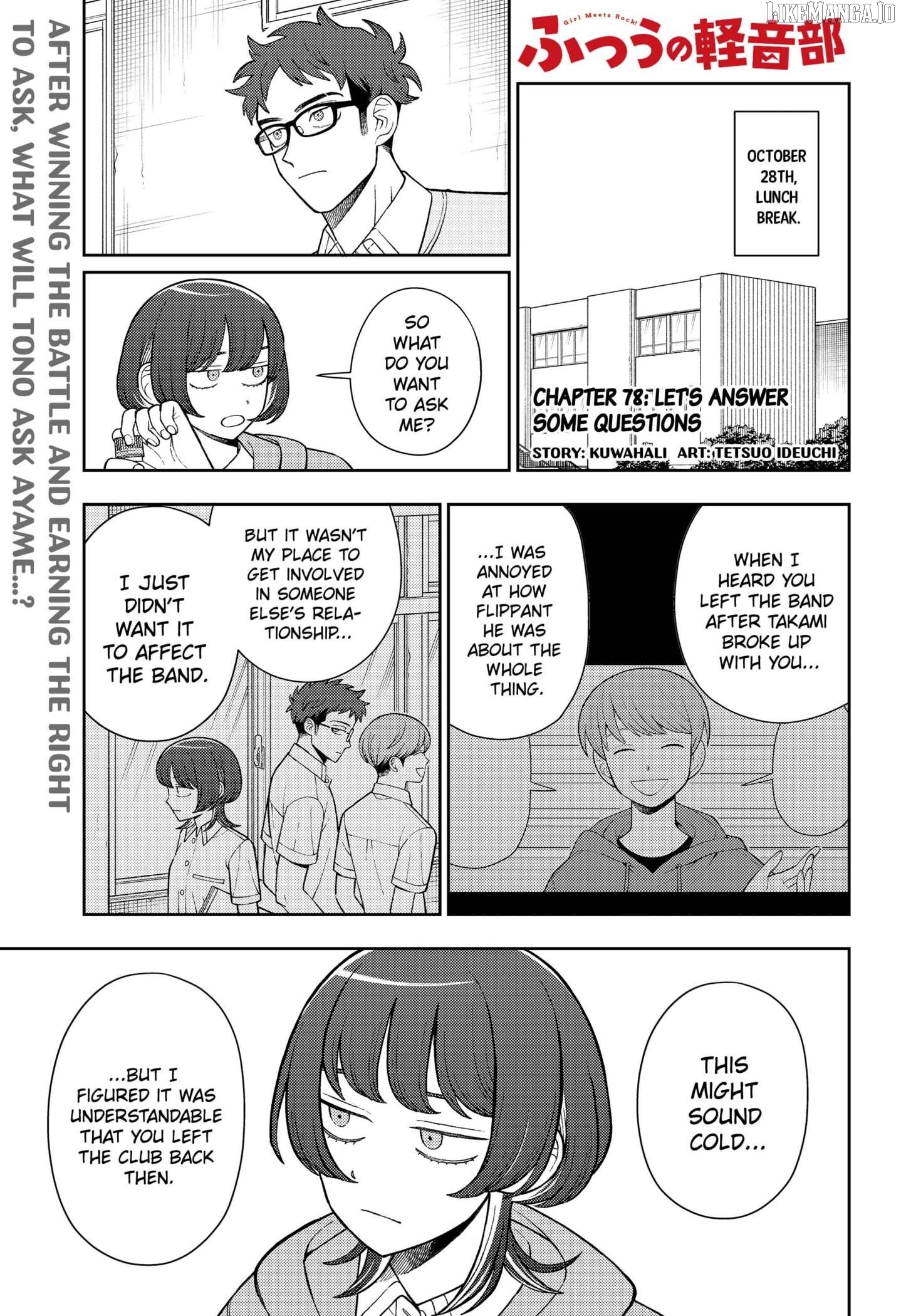 Girl meets Rock! Chapter 78 - page 1