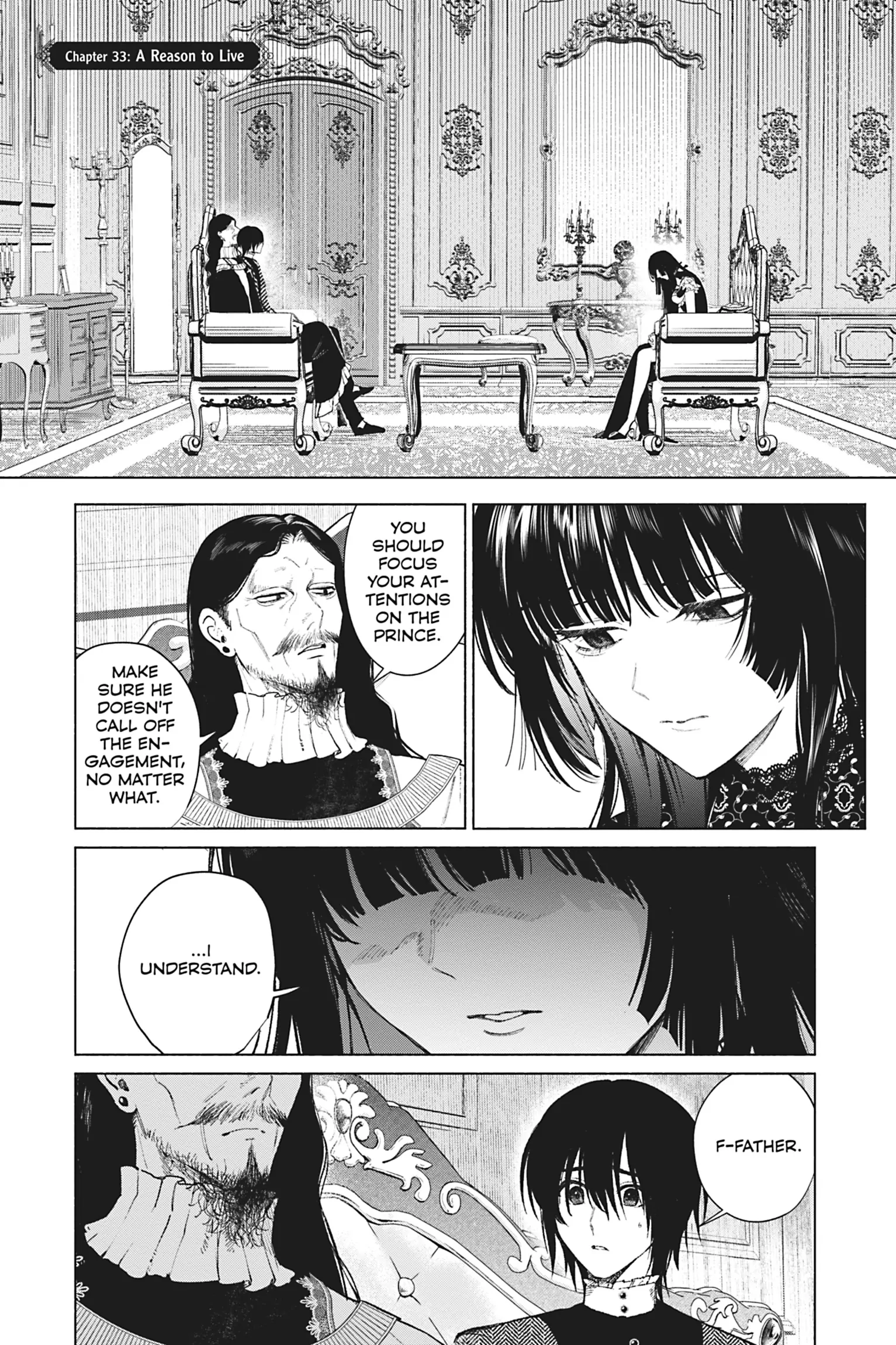 The Young Lady of a District Count Is Sold and Forced to Dote on the Crown Prince of the Neighboring Country Chapter 33 - page 1