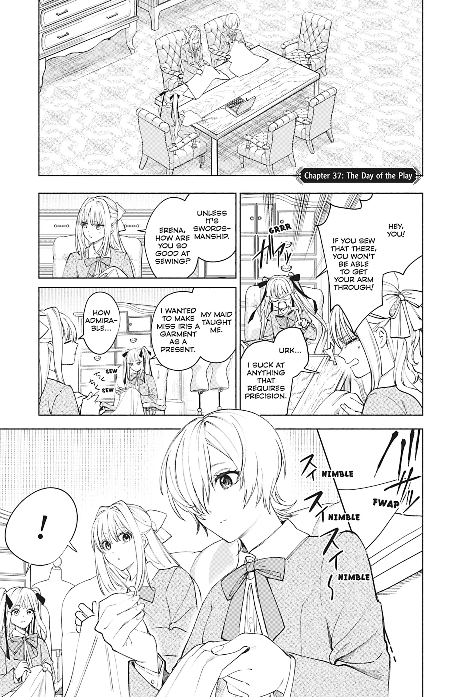The Young Lady of a District Count Is Sold and Forced to Dote on the Crown Prince of the Neighboring Country Chapter 37 - page 1
